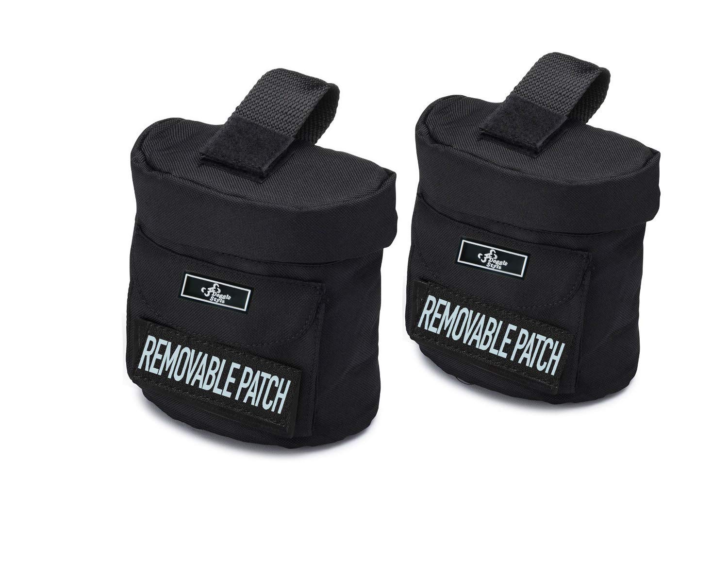 Service Dog Harness With Removable Saddle Bag Backpack Carrier Traveling Carrying Bag. 2 Removable Patches. Please Measure Dog Before Ordering. Made By Doggie Stylz (Girth 24-31', Red)