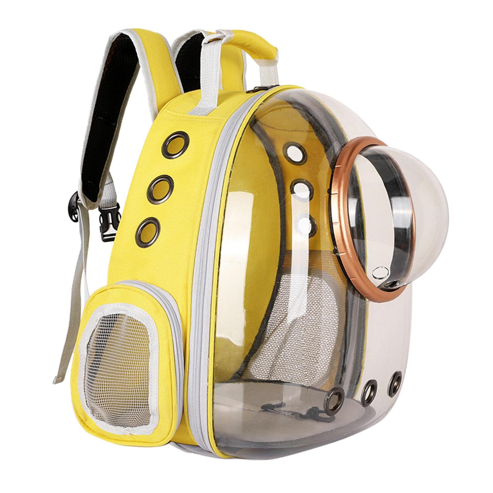 Enakshi Pet Carrier Backpack Capsule Travel Dog Cat Bag Breathable Astronaut Yellow |Pet Supplies | Dog Supplies | Carriers & To
