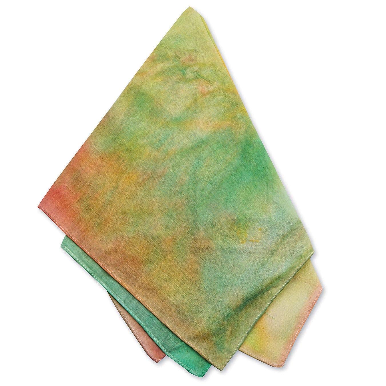 S&S Worldwide White Bandanas (Pack of 12) - 21.5'' Square - 100% Cotton Versatile Scarves