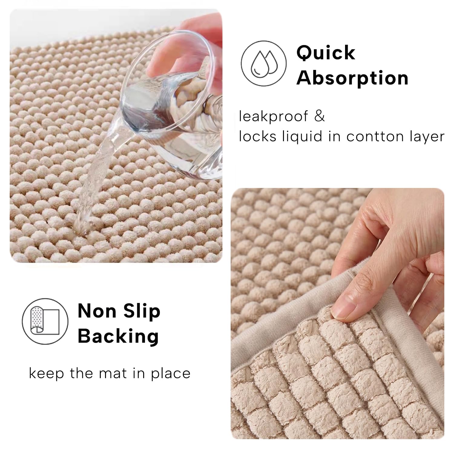 Keyide Guinea Pig Fleece Cage Liner 47''X24'' C&C Cage Absorbent Rabbit Bedding Bunny Training Pad Warm Comfortable Sleep Bed Ma