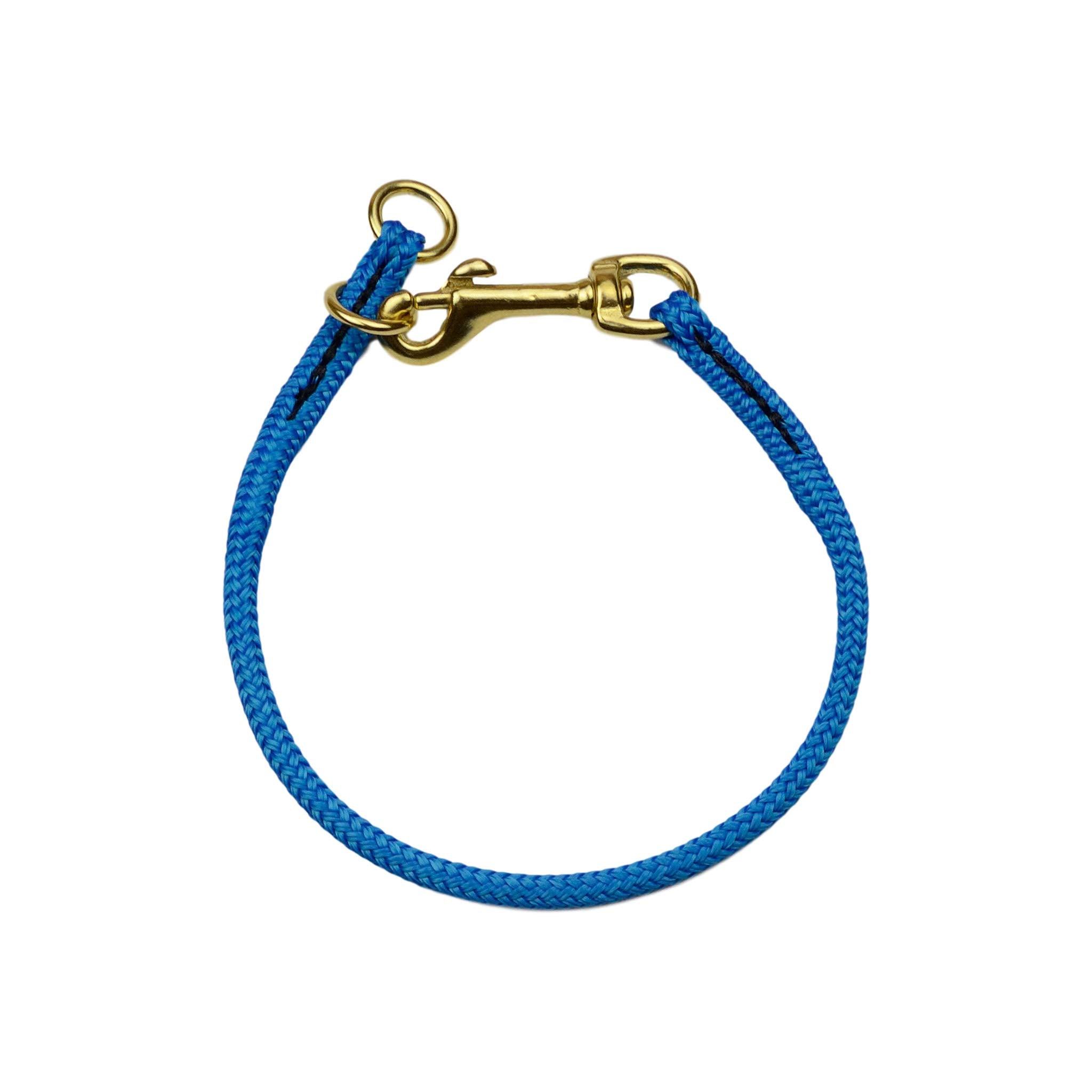 Redline K-9 Nylon Dominant Dog Choke Collar Light Blue, 27 Inch