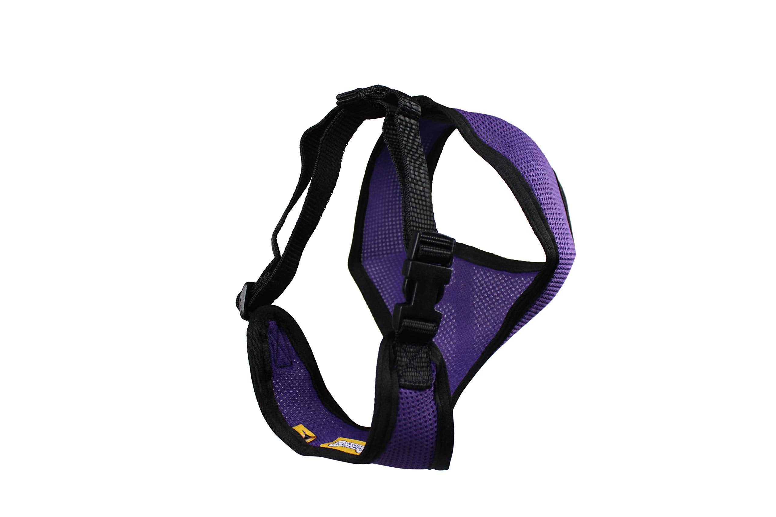 Cutenfuzzy Comfort Mesh Breathable Adjustable Dog Harness Vest With 6 Month Warranty, Purple, Medium