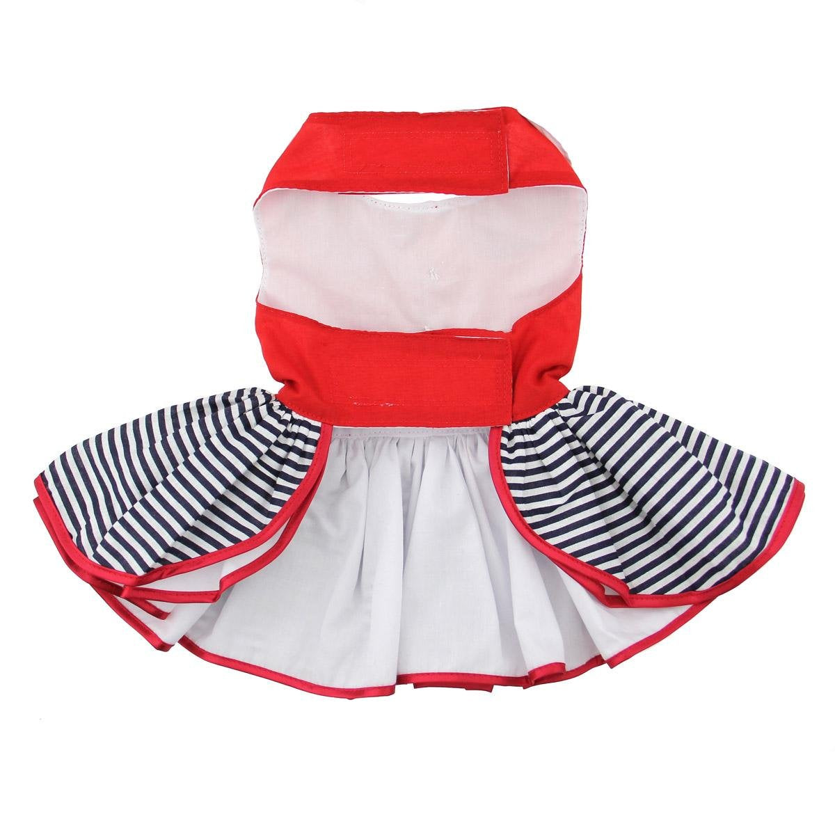 Doggie Design Sailor Girl Dress With Matching Leash Dd 70888 Small