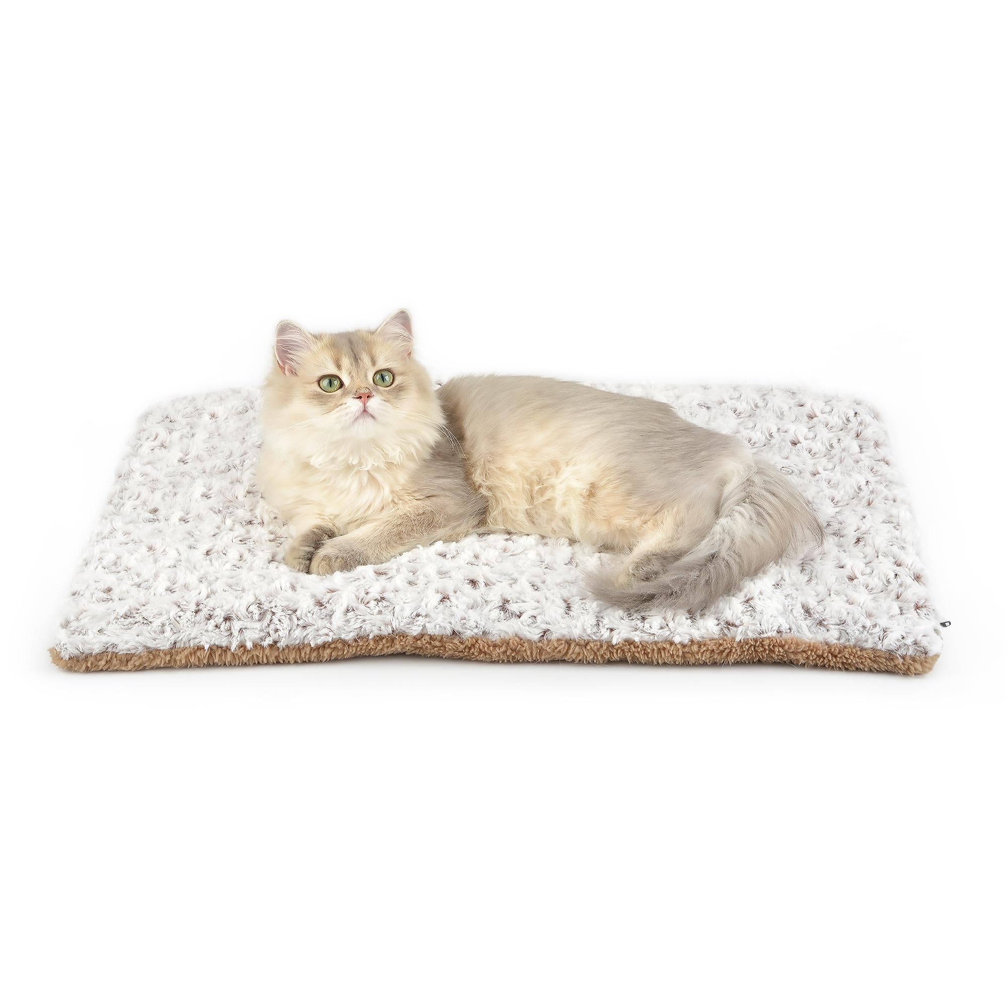 Petace Self Warming Cat Bed, 24'' X 18'' Self Heating Pet Pad, Double Sided Heated Dog Mat Thermal Blanket For Large Kittens Sma