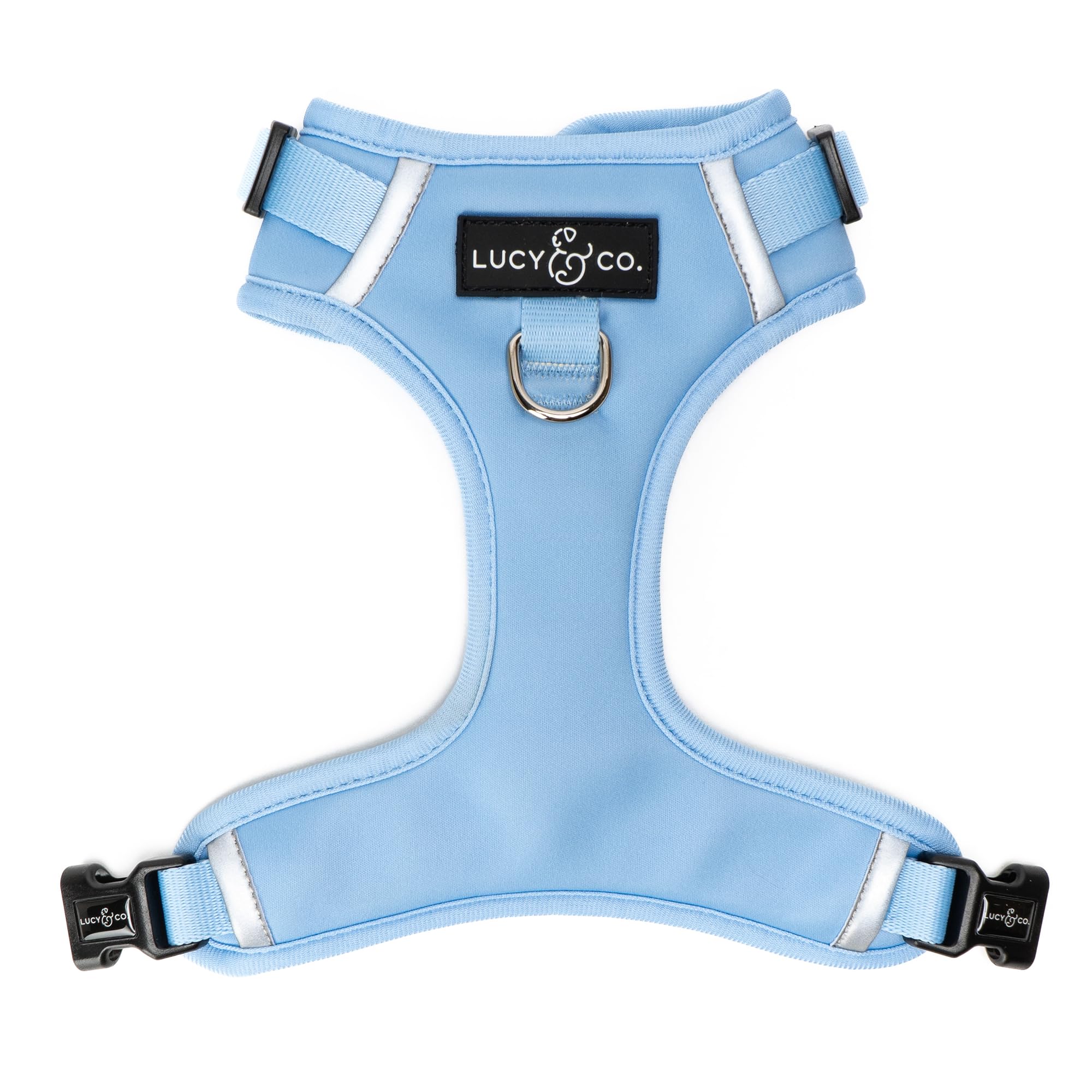 Lucy & Co. The Denim No-Pull Dog Harness - Size Large - Vest to Stop Pulling & Walk Easy - Comfortable Leash Training Product w/