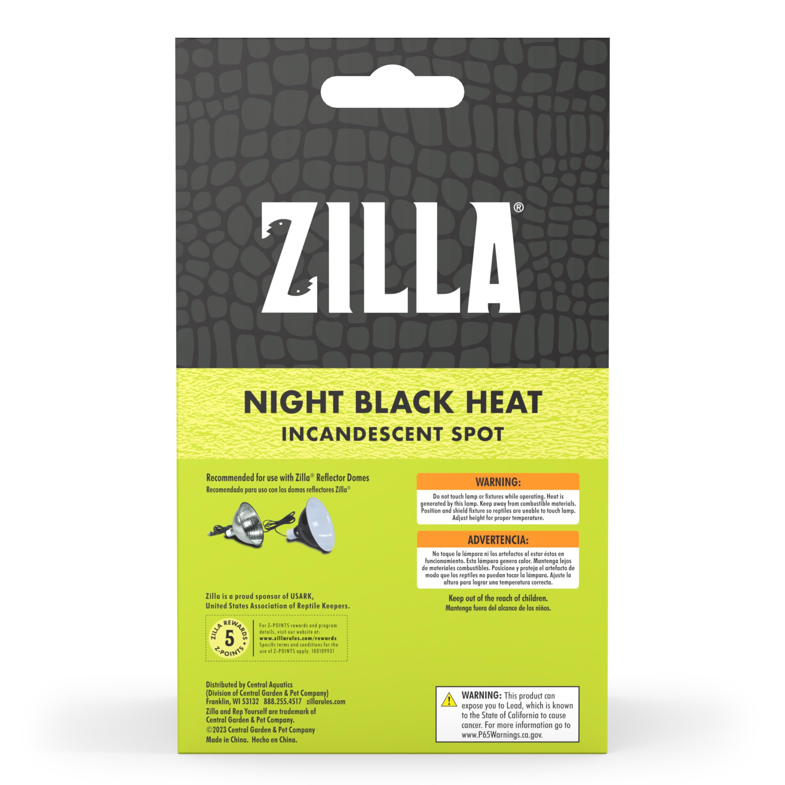 Zilla Incandescent Spot Bulbs Night Black 150 Watts