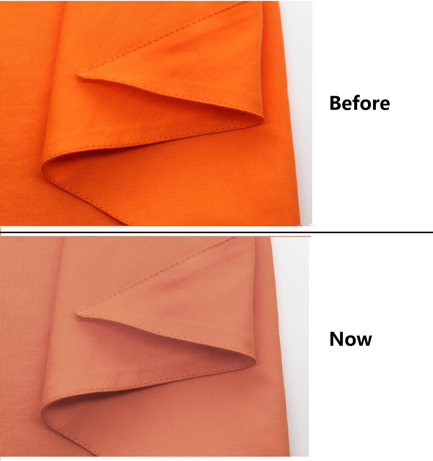 Eechicspace 2 Pack Orange Dog Bandanas Blank Cotton For Medium Large Dogs