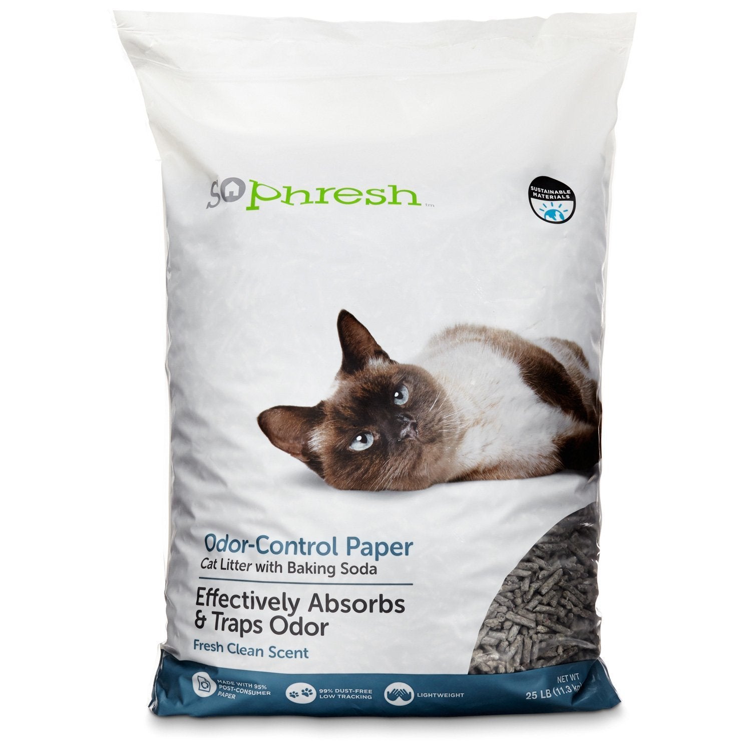 So Phresh Odor Control Paper Pellet Cat Litter 25 Lbs.