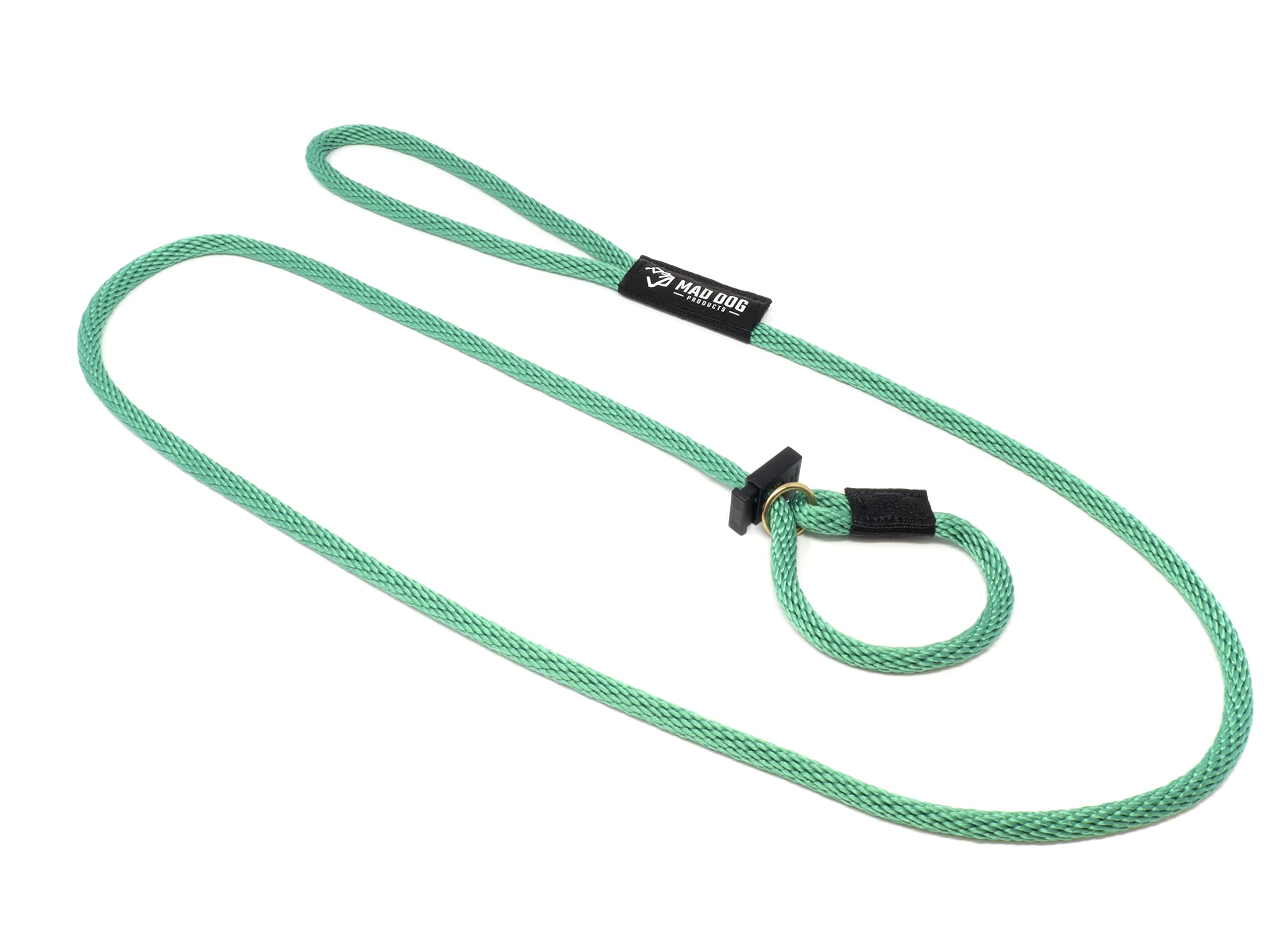 Mad Dog Products English Slip Dog Lead | 3/8 Inch X 8 Feet | Green