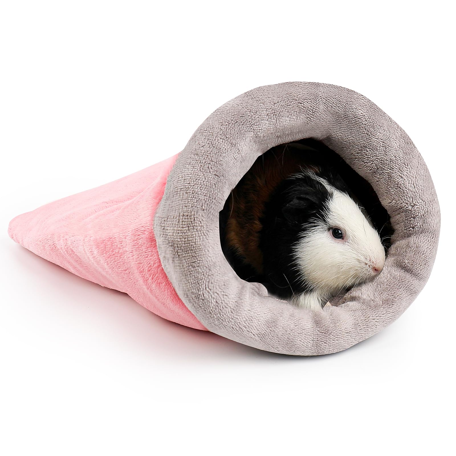 ONEJU Guinea Pig Sleeping Bag, Adjustable Entrance for Keep Opening, Snuggle Bag and Playtime Sack for Guinea Pig, Rabbits and O