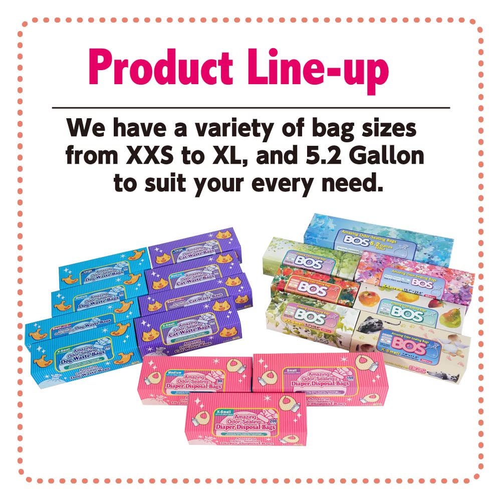 Bos Amazing Odor Sealing Cat Waste Bags - Durable And Unscented[Size: Xs, Color: Light Blue](200 Count, Pack Of 1) (200Bags) Too Small To Get A Litter Scoop Inside!