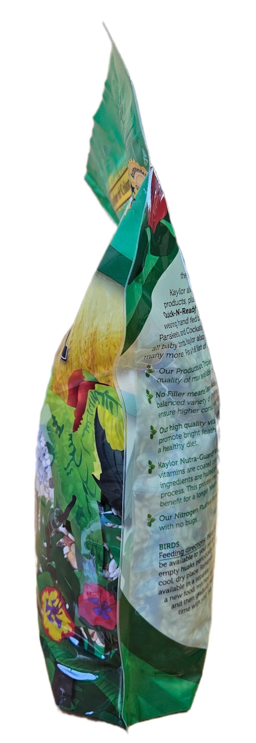 Sweet Harvest Parrot Bird Food (No Sunflower Seeds), 4 lbs Bag - Seed Mix for a Variety of Parrots