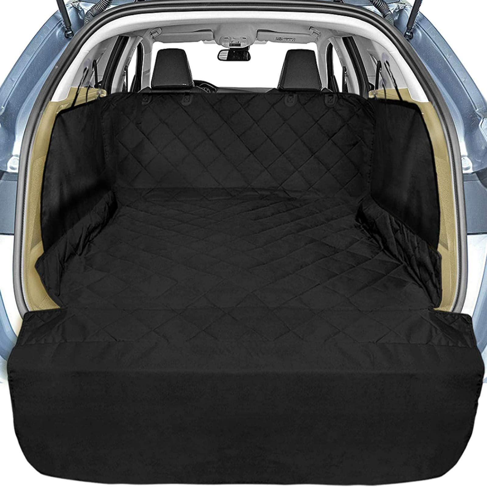 Veckle Suv Cargo Liner For Dogs - Universal Fit Trunk Cover For Dogs Water Resistant Nonslip With Side Flaps, Cargo Liner For Su