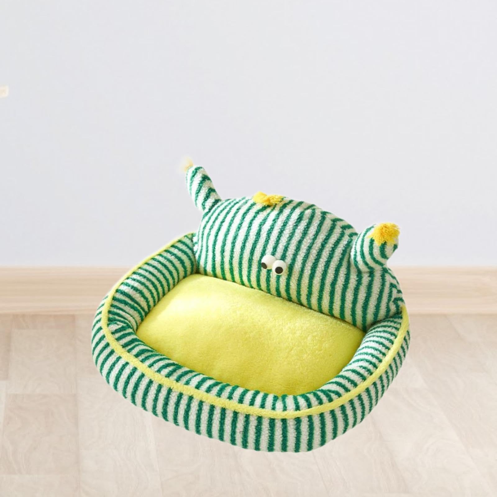 APIRILY Pets Sofa Bed Soft Indoor Autumn Winter Cats Sofa Bed for Cats Poodle Kitten Strips | Pet Supplies | Cat Supplies | Beds