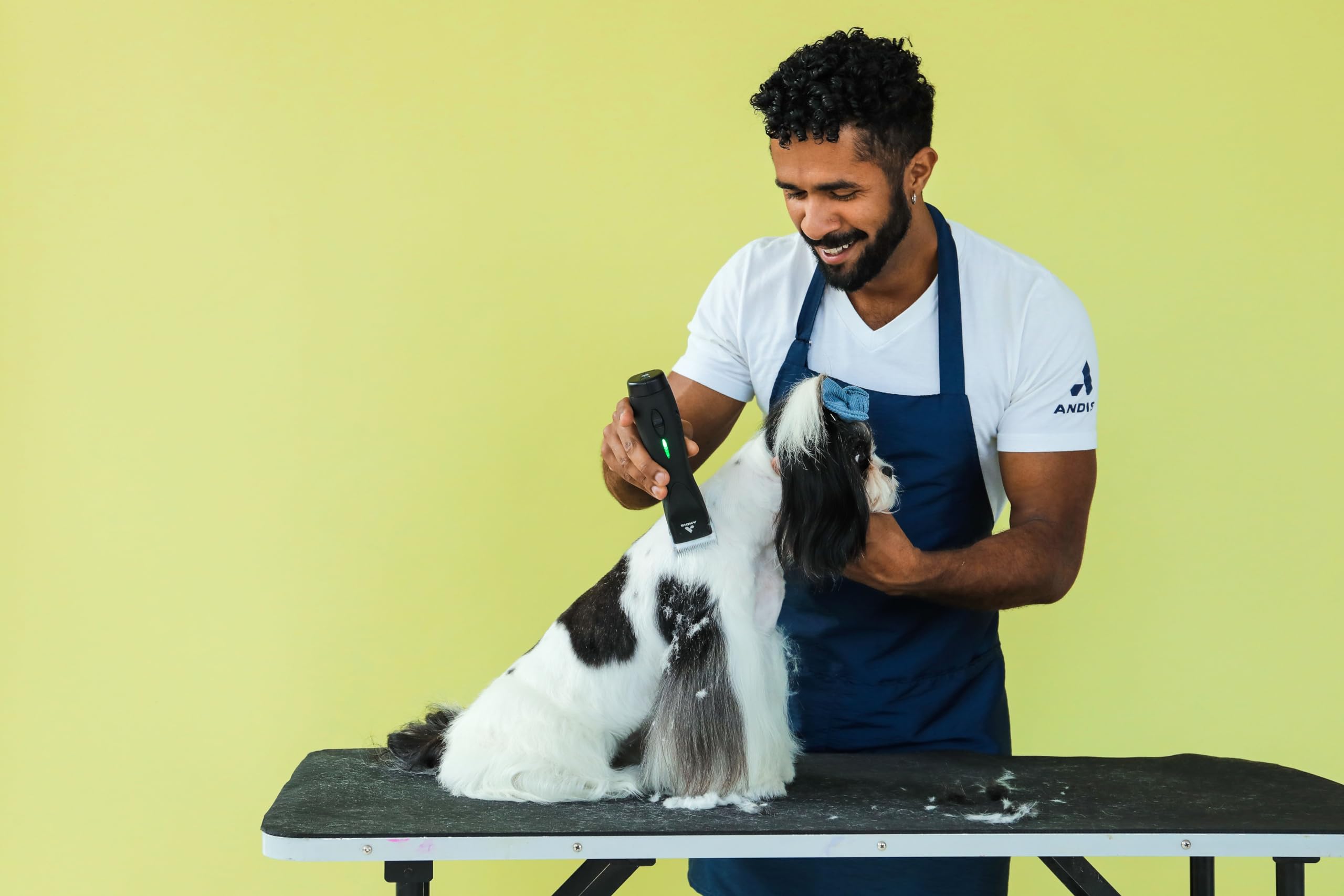 Andis 79170 Pulse Zr II 5-Speed Detachable Blade Clipper, Cordless Animal/Dog Grooming, Removable Lithium Ion Battery, LED Charg