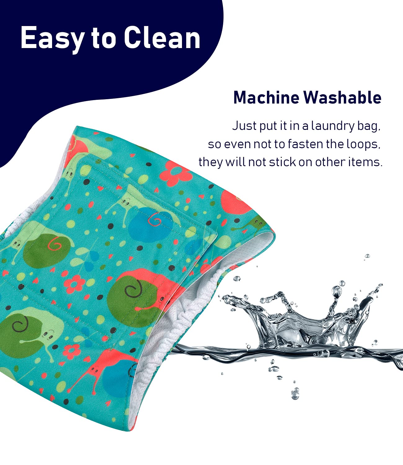 Micooyo Belly Bands For Male Dogs, 3 Pack Reusable Dog Diapers Male For Puppy Doggie, Washable Male Dog Wraps (Xs, Animals)