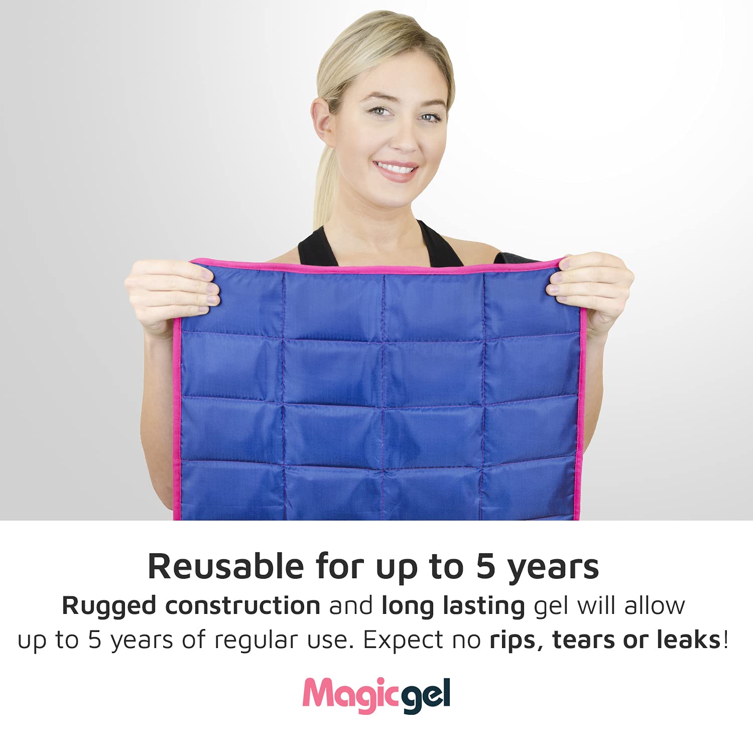 Magic Gel Horse Ice Pack With Carry Case - Single Ice Boots | Cooling Horse Leg Wraps For Hock, Ankle, Knee, Legs, Boots, And Hooves | Horse Tack & Horse Supplies & Ideal Gift For Horse Lovers Women