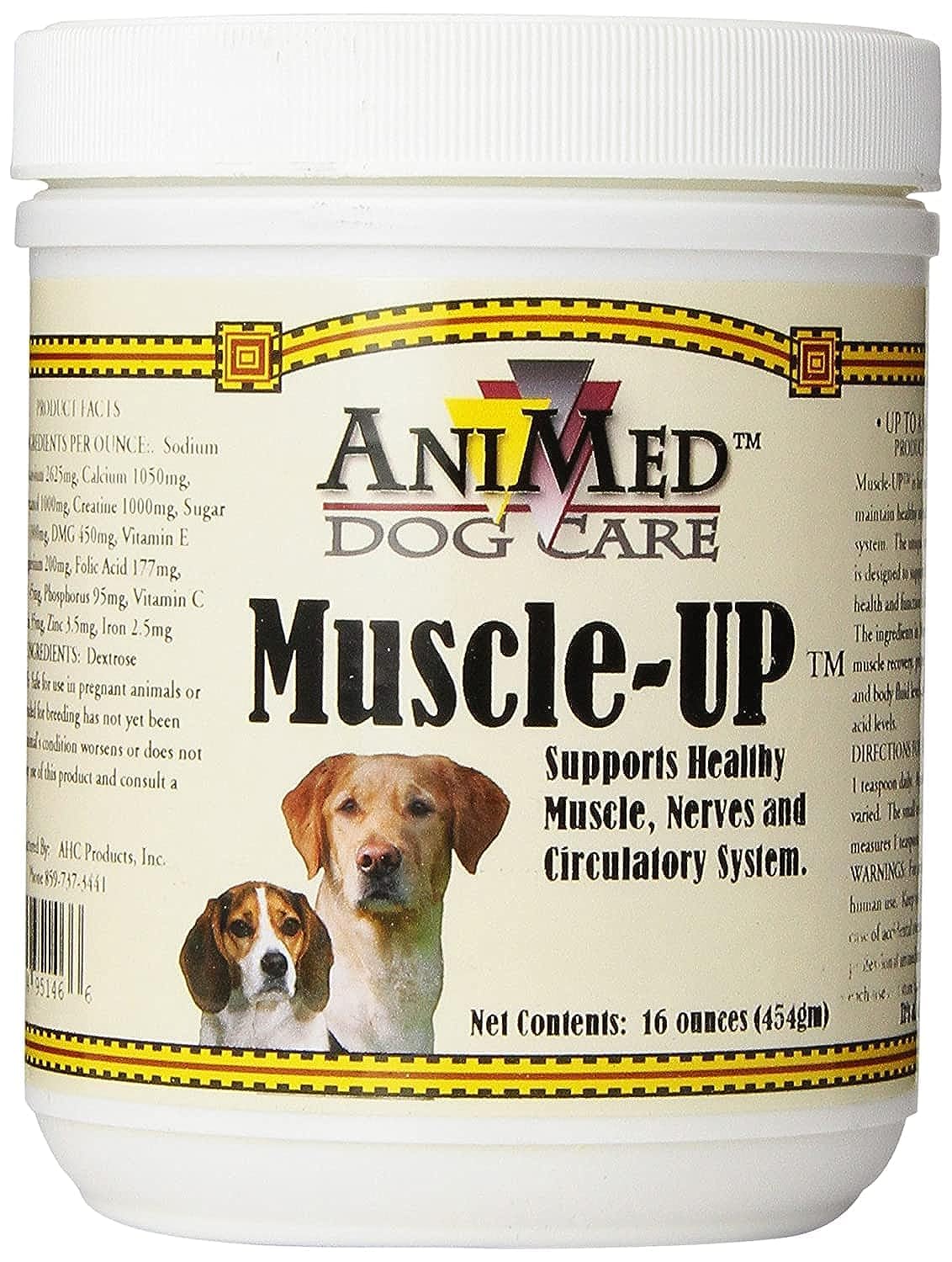 Ahc Products Muscle Up Powder For Dogs, 16-Ounce