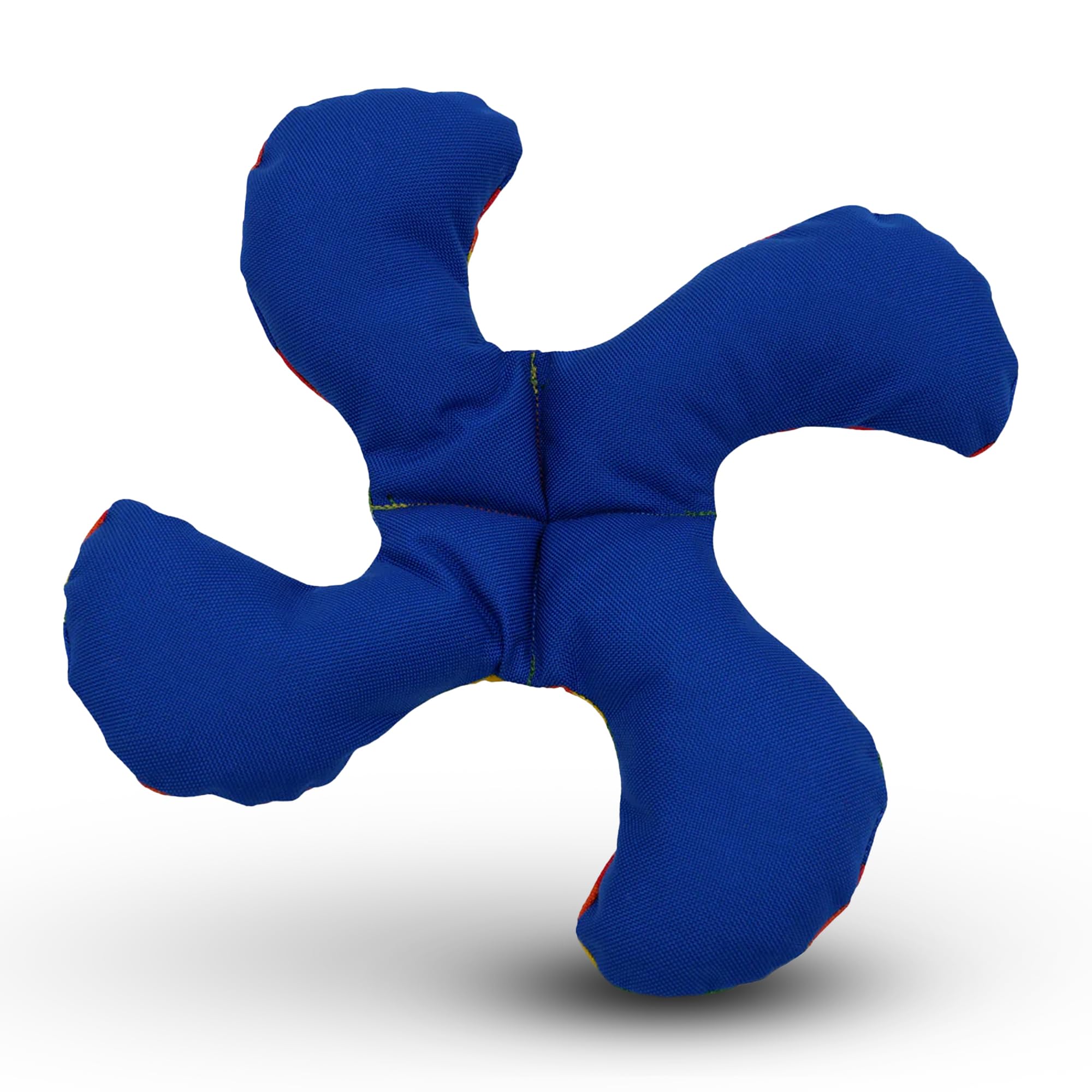 American Dog Lucky Dog Star - Durable Fetch Dog Toy Made In Usa From Pet-Safe, Machine-Washable 1000D Nylon Material With Squeak