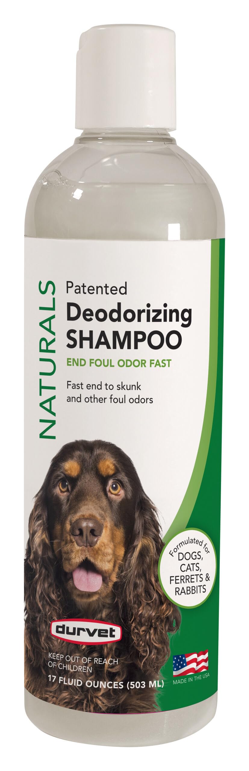 Durvet Naturals Deodorizing Shampoo, 17-Ounce