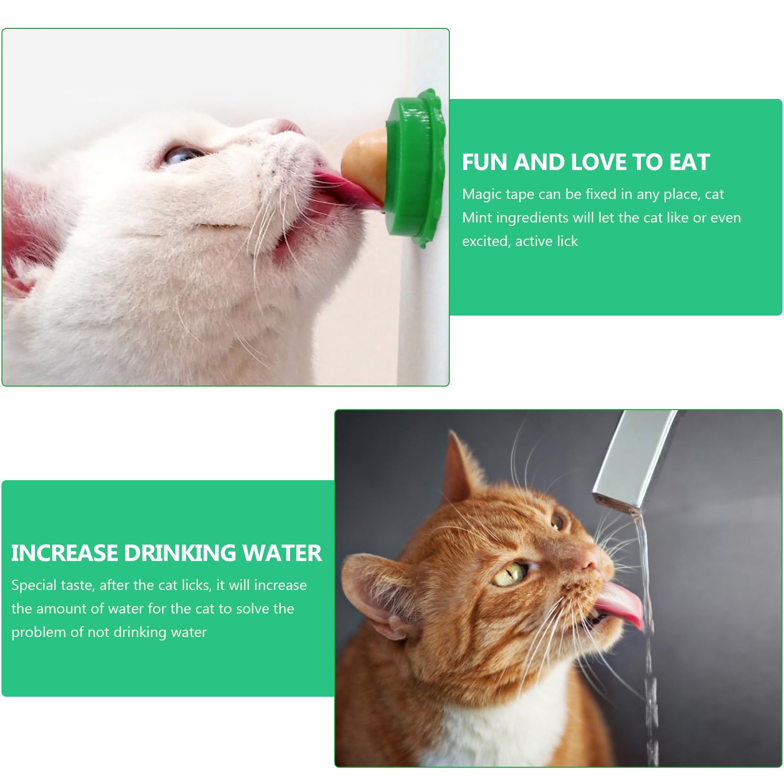 Balacoo 9 Pcs Cat Snacks Candy Ball - Wall Lickable Sugar Balls, Edible Cat Sugar Energy Balls, Cat Lickable Treats Balls, Kitte