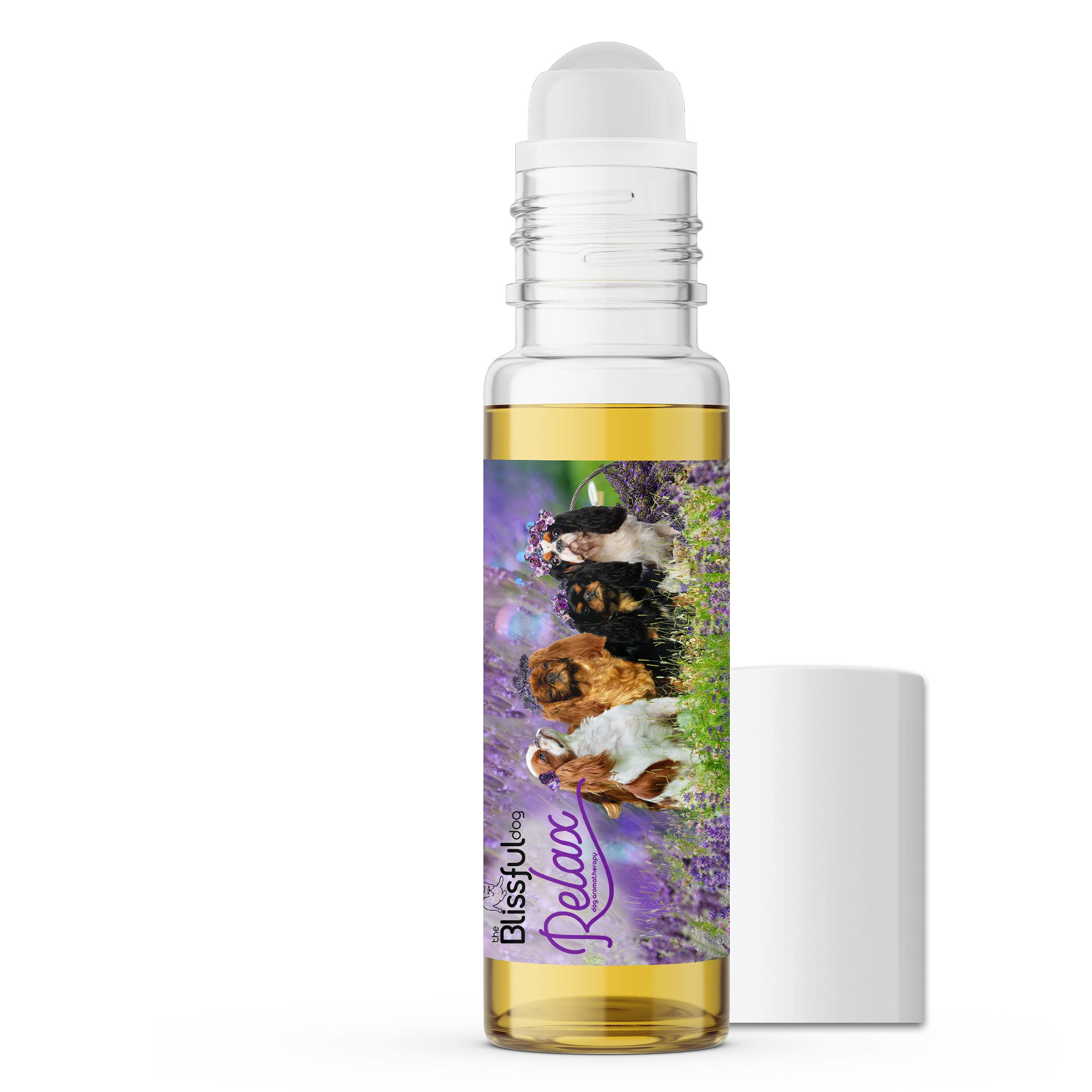 The Blissful Dog English Toy Spaniel Relax Roll-ON Aromatherapy for Dogs - Anxiety Relief for Dogs