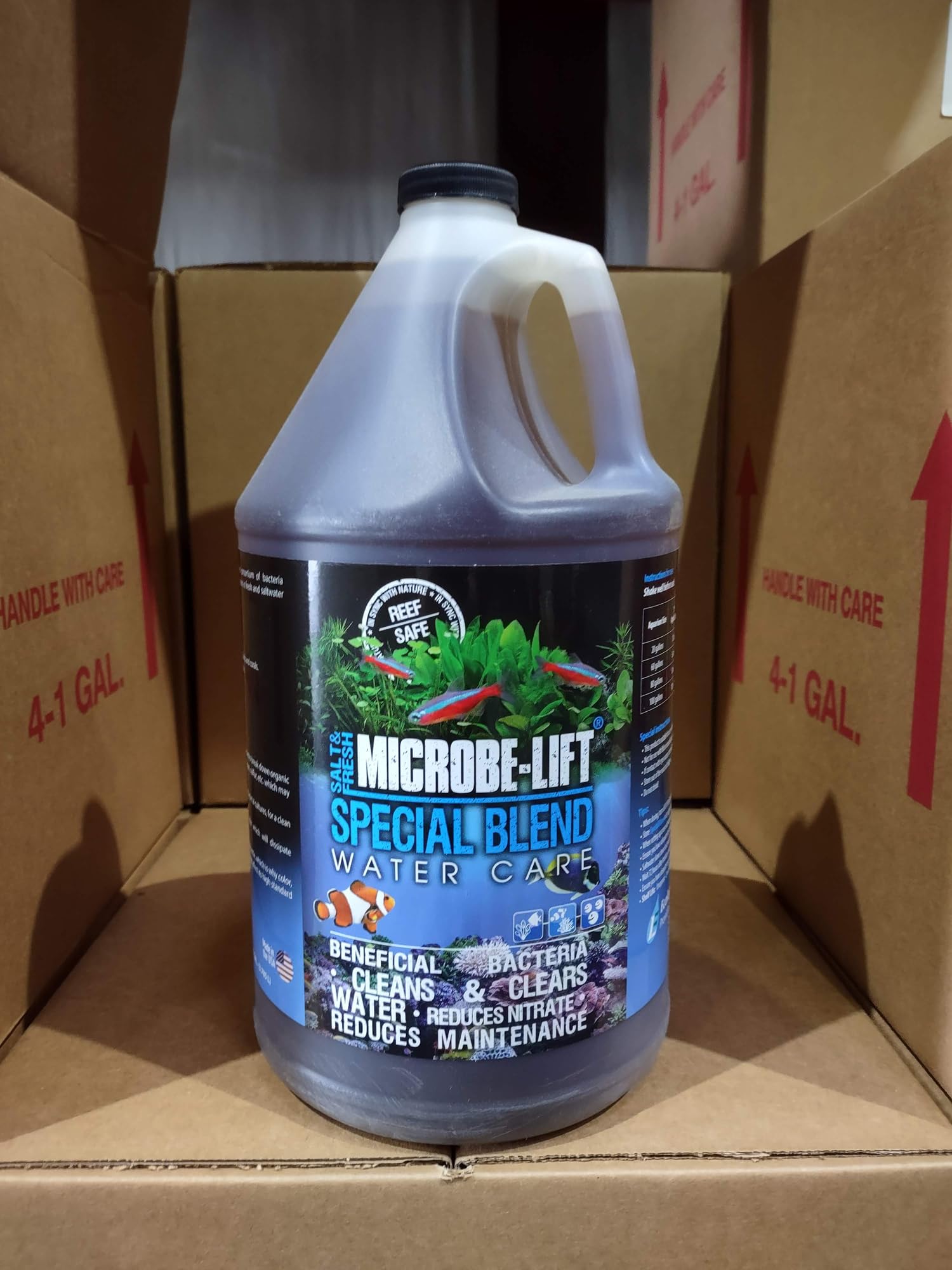 MICROBE-LIFT Special Blend Aquarium Treatment, Fish Tank Water Conditioner for Freshwater and Saltwater Tanks, Helps with Aquari