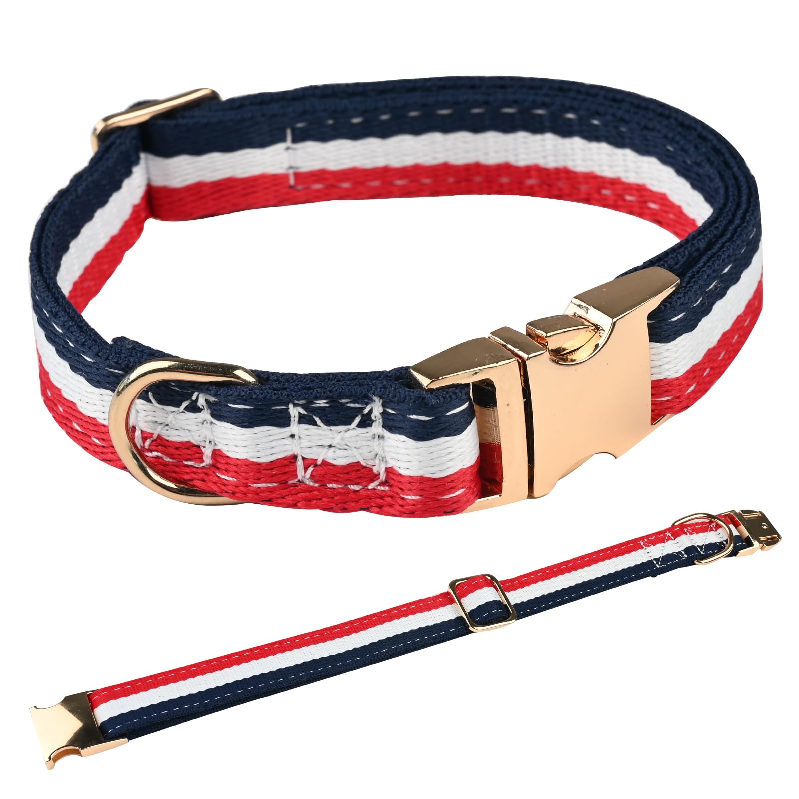 Nisiye Luxury Dog Collar, Cute Dog Collars, Durable Pet Collars With Metal Buckle Safety For Large Dogs