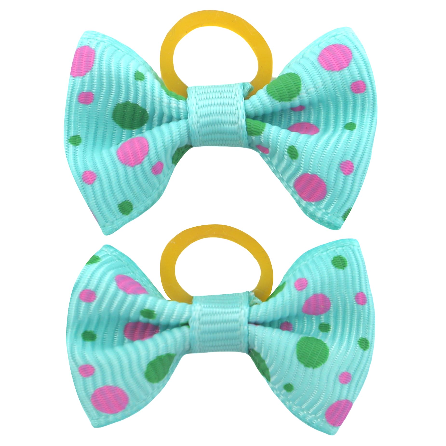 Puppy Hair Bows Small Dog: Mini Rubber Bands 60pcs