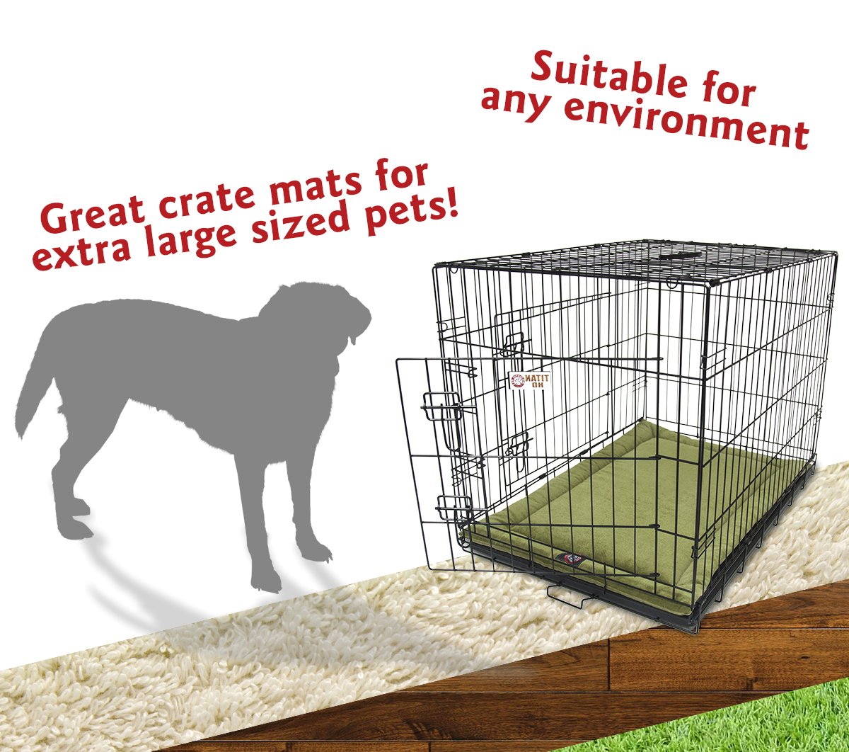 48' Villa Fern Crate Dog Bed Mat By Majestic Pet Products