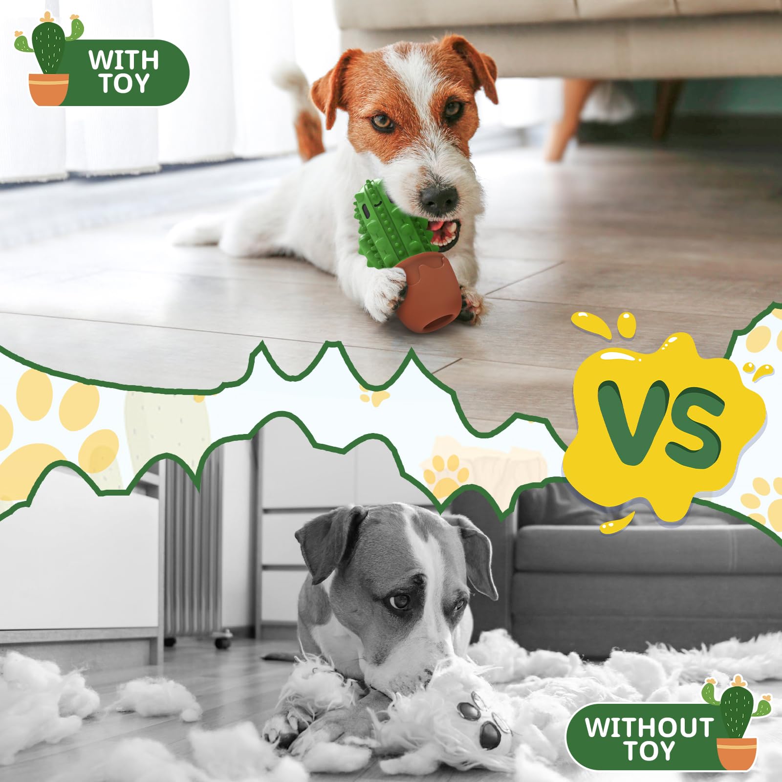 Pamlulu Dog Chew Toys Toothbrush Stick Teeth Cleaning Brush Dental For Medium Large Dog, Puppy Christmas,Easter Birthday Gifts,O