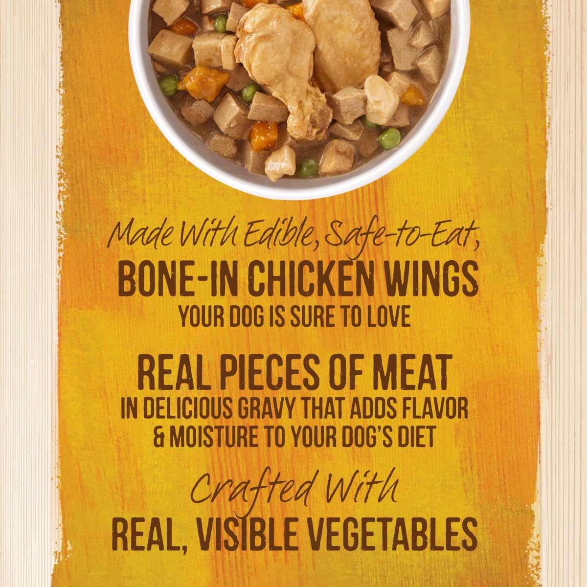 Merrick Grain Free Wet Dog Food, Premium And Wholesome Gluten Free Canned Adult Dog Food, Wingaling Recipe - (Pack of 12) 12.7 o