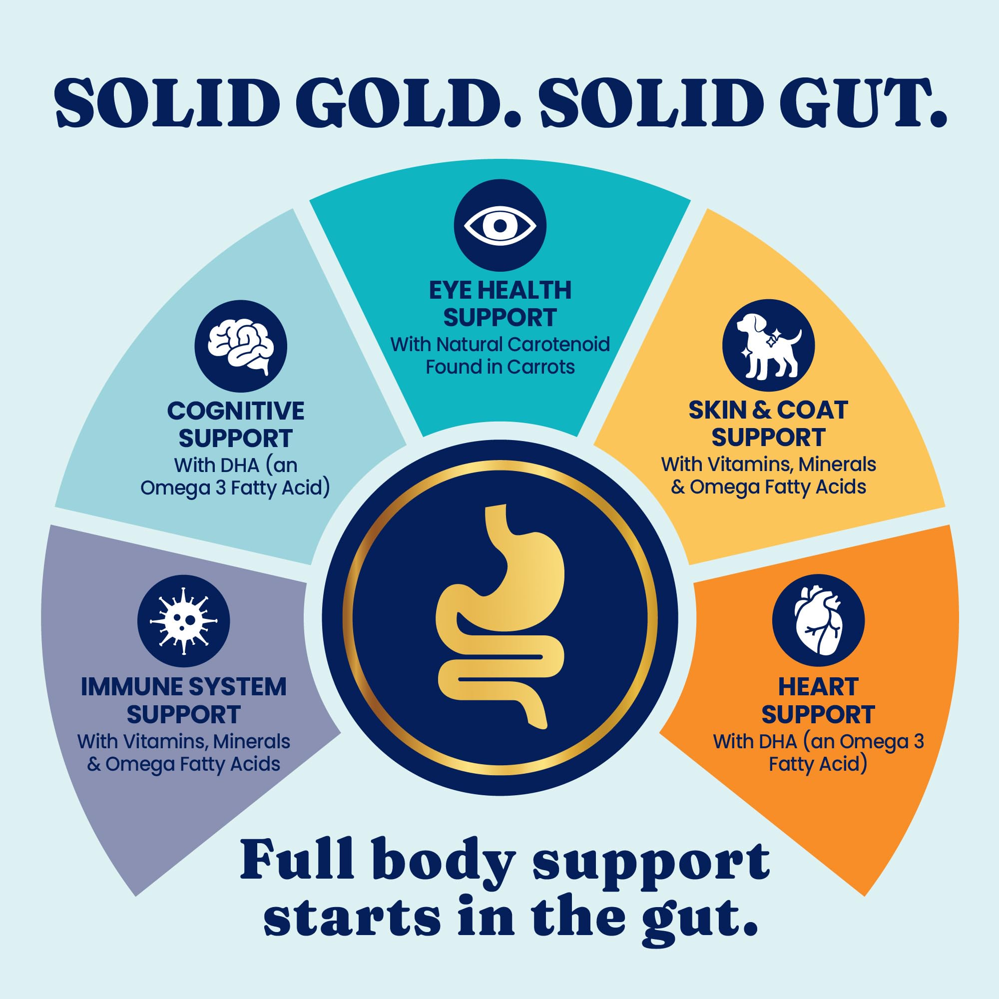 Solid Gold High Protein Dog Food Dry Dog Kibble - Premium Beef Protein & Digestive Probiotics for Energy, Muscle, Gut & Immune S