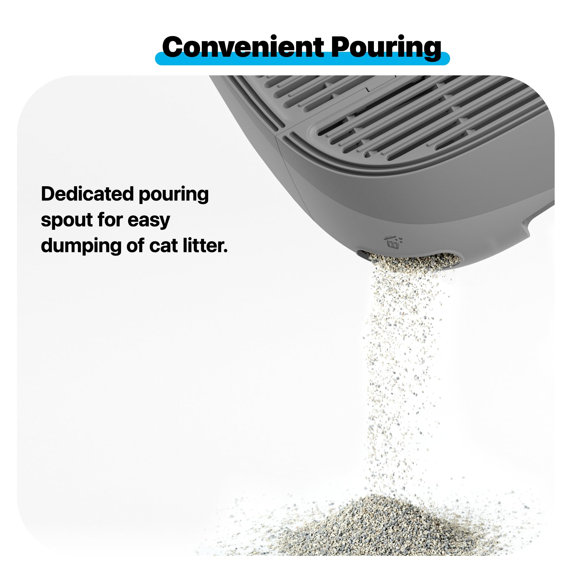 Neakasa Cat Pedal Step Stool With Filter Function, Easy To Clean Litter Tray For M1 Open Top Self-Cleaning Cat Litter Box