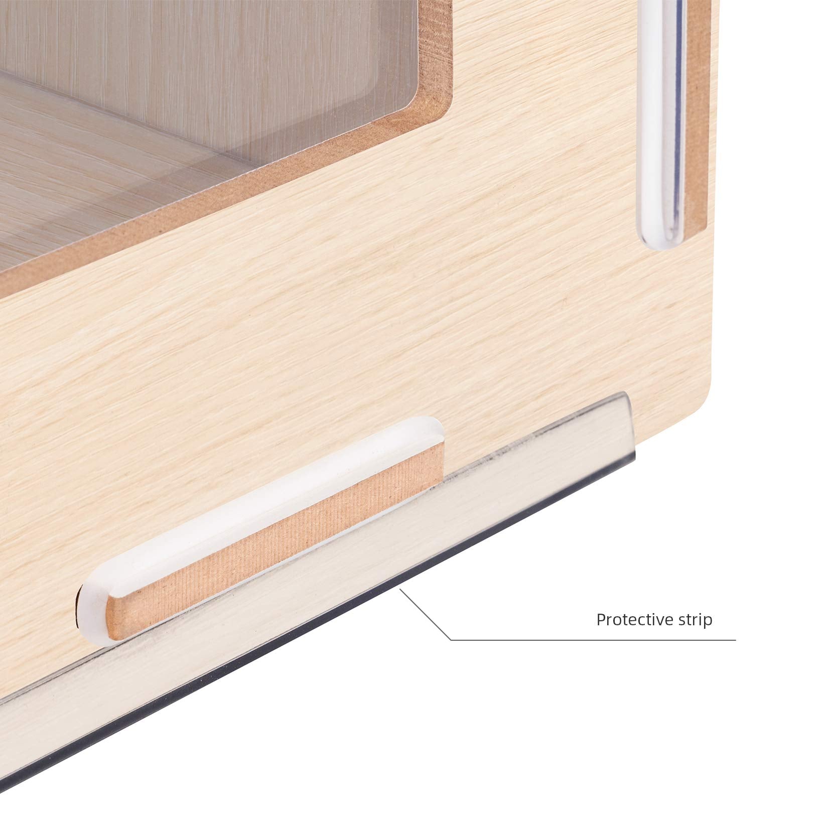 Niteangel Bigger World - Mdf Aspen Terrarium For Hamster Gerbils Mice Lemming Degus Or Other Small-Sized Pets(39.4 X 19.7 X 19.7 Inches, Burlywood)