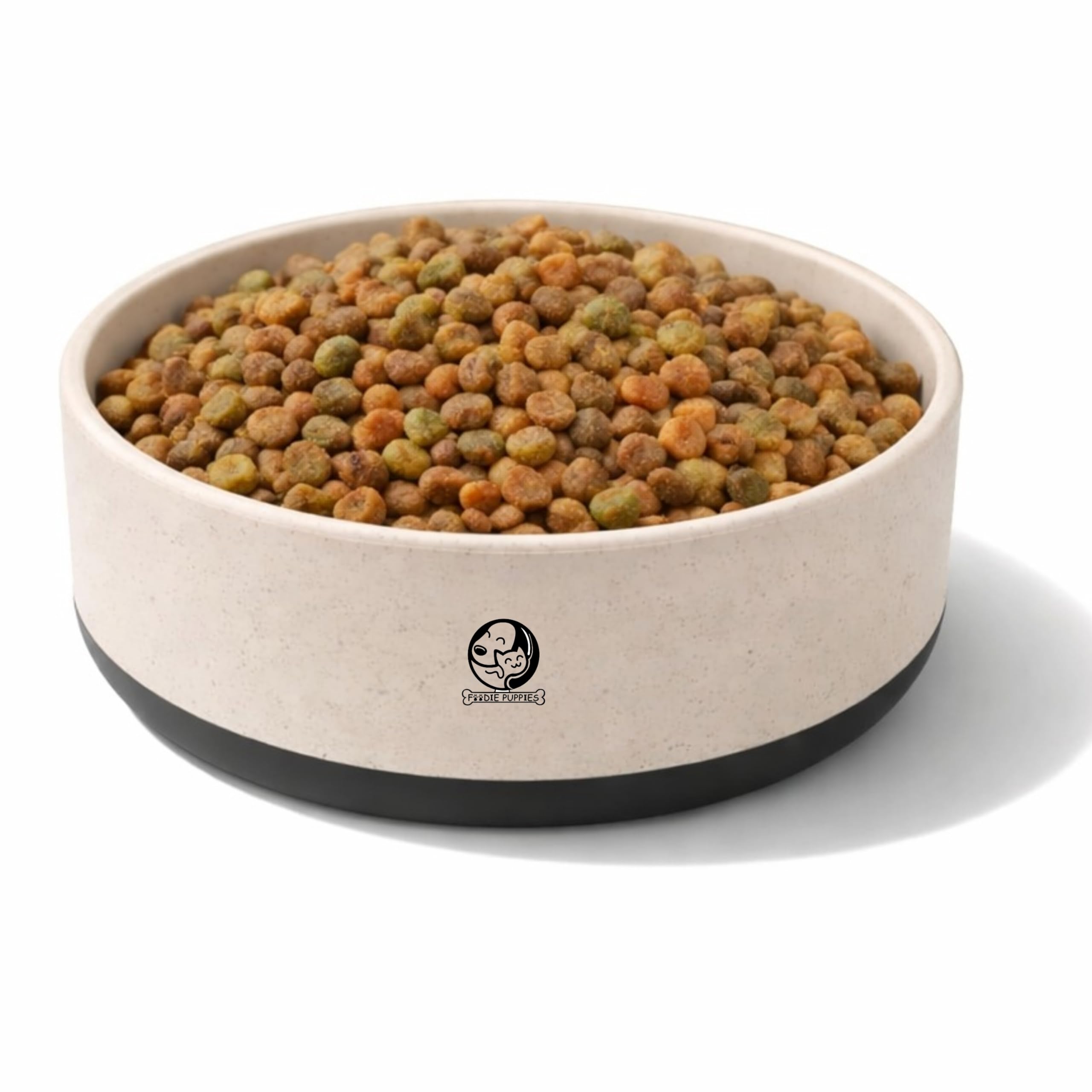 Foodie Puppies Unbreakable Pet Husk Bowl For Dogs & Cats  (700Ml, Small) Made With Bamboo Fiber & Husk | Daily Use Microwave Sa