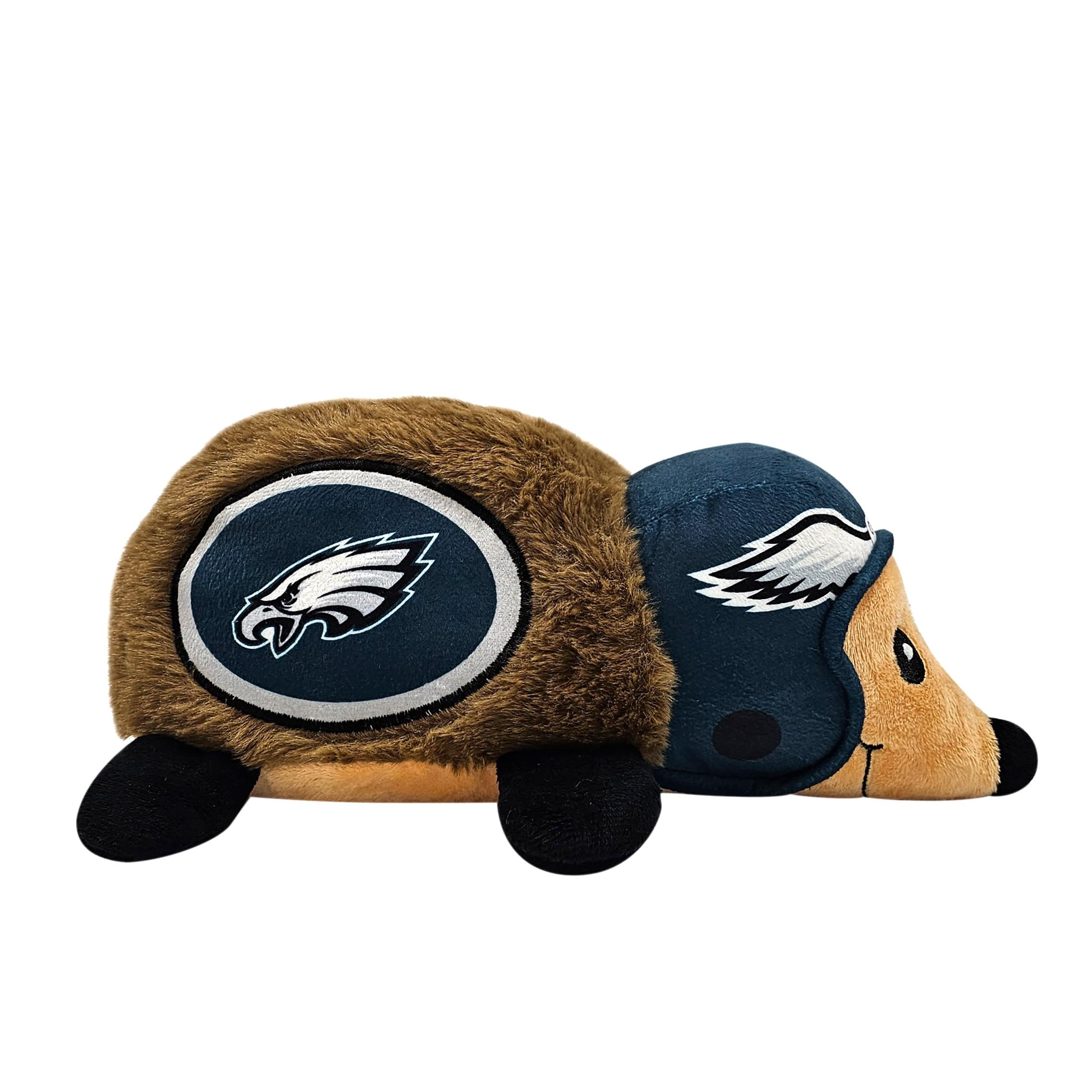 Nfl Philadelphia Eagles Plush Hedgehog Toy For Dogs & Cats, Cool Soft Pet Toy For Fun And Interactive Play, Dog Chew Toy With Sq