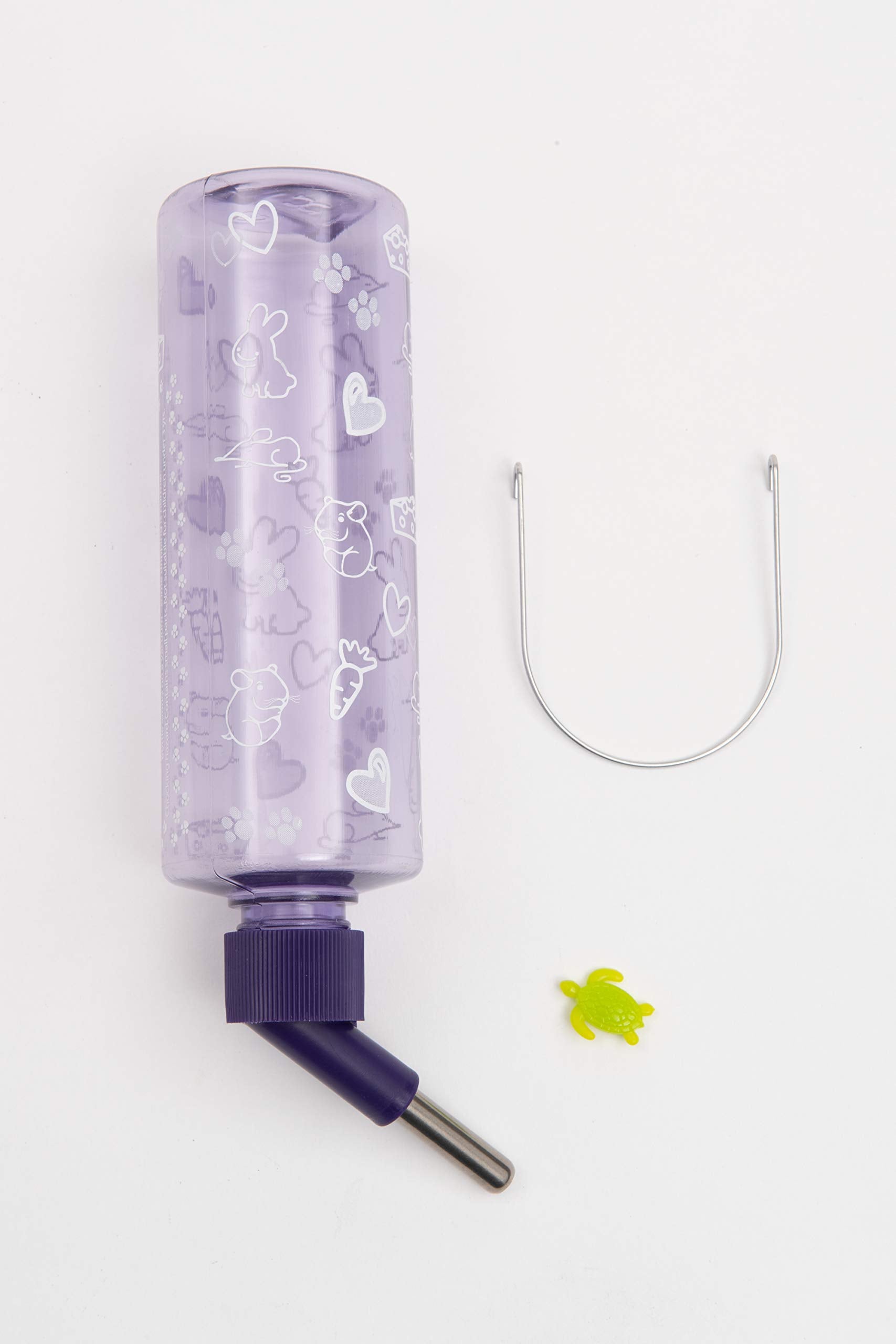 Lixit Standard Cage Water Bottles For Rabbits, Ferrets, Guinea Pigs, Hamsters, Rats, Mice And Other Small Animal'S (16 Ounce, Clear)