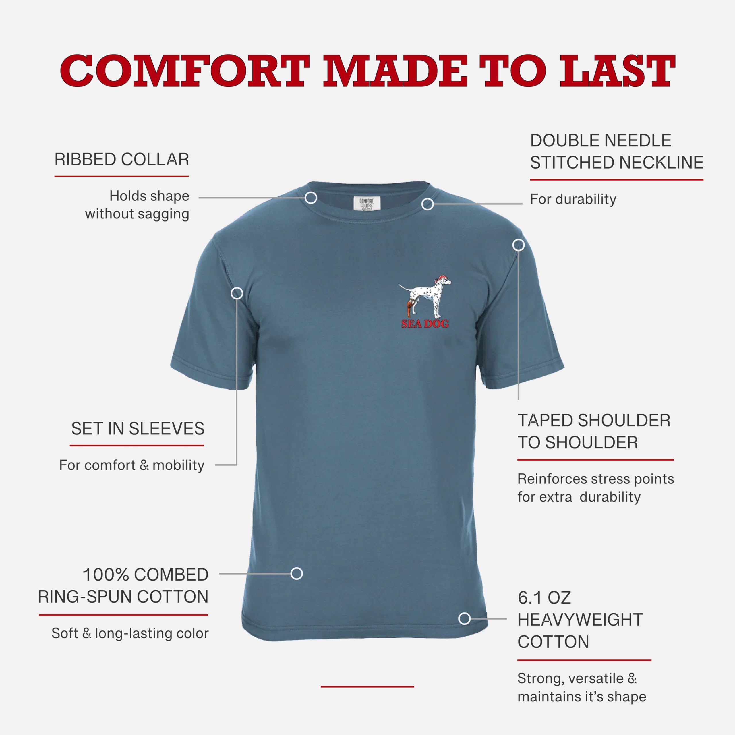 Sea Dog Novelty Vintage Bikini Dog (Blue Jean, Xlarge)