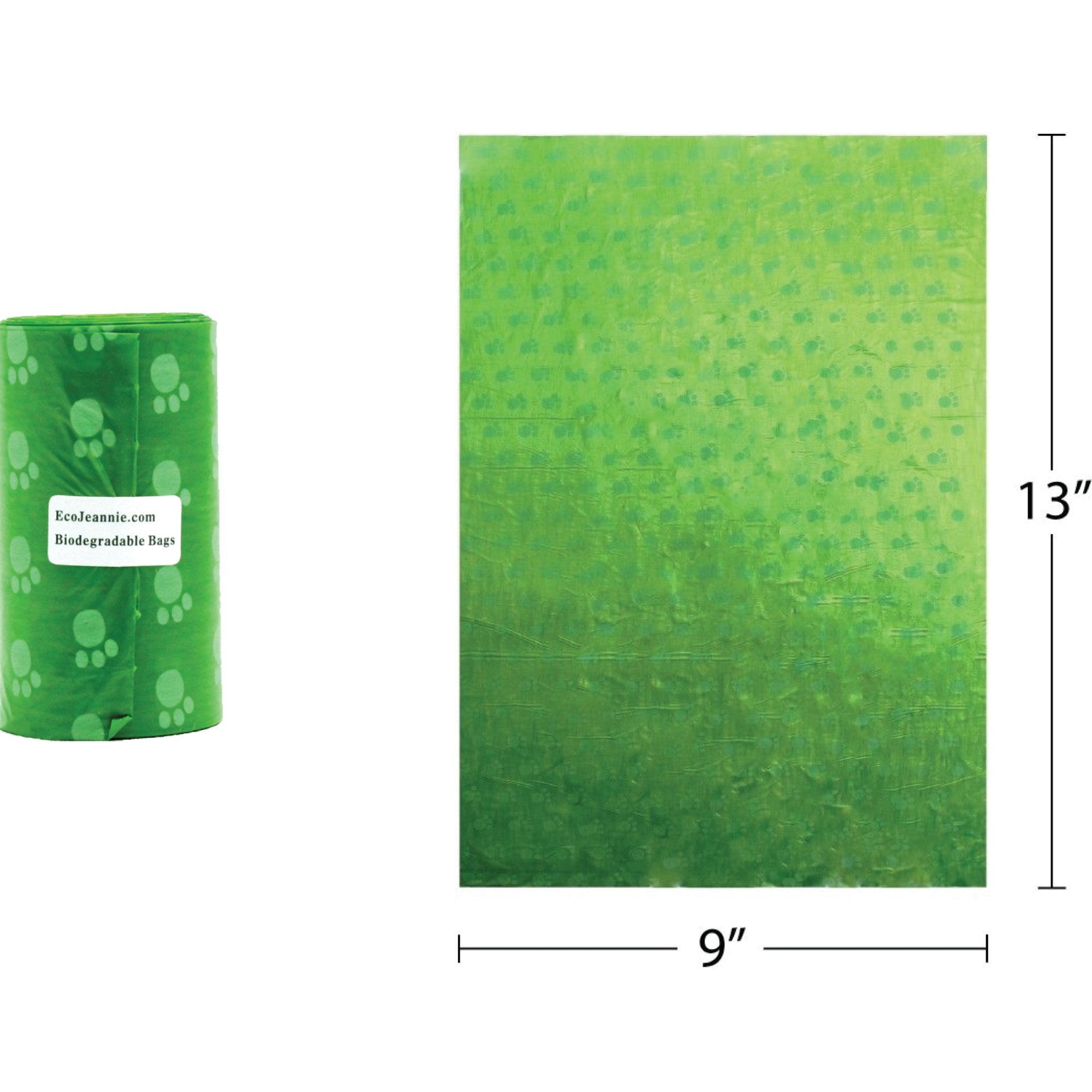 Ecojeannie Dog Waste Bags With Dispenser, Biodegradable Dog Poop Bag (2 Rolls),Lavender Scented Dog Travel Accessories(Pb0005)