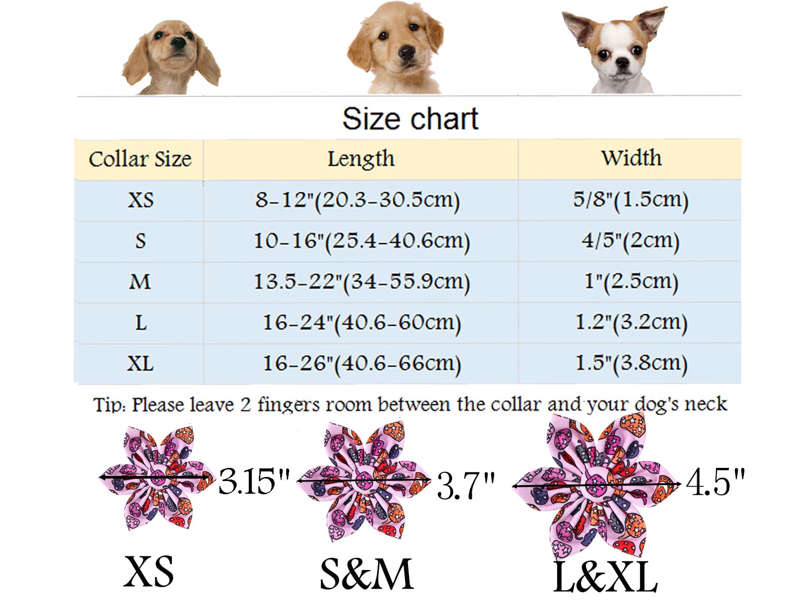 Aring Pet Halloween Dog Collar-Cute Pink Pumpkin Dog Collar With Flower, Adjustable Cotton Halloween Pumpkin Lamp Dog Collar Flower With Metal Buckle