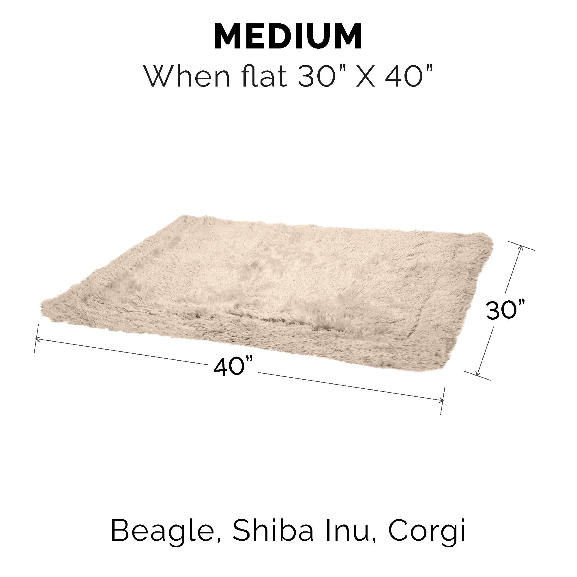 Furhaven Waterproof Throw Blanket For Dogs & Indoor Cats, Washable - Shaggy Plush Calming Long Faux Fur & Velvet Dog Blanket - Taupe, Medium
