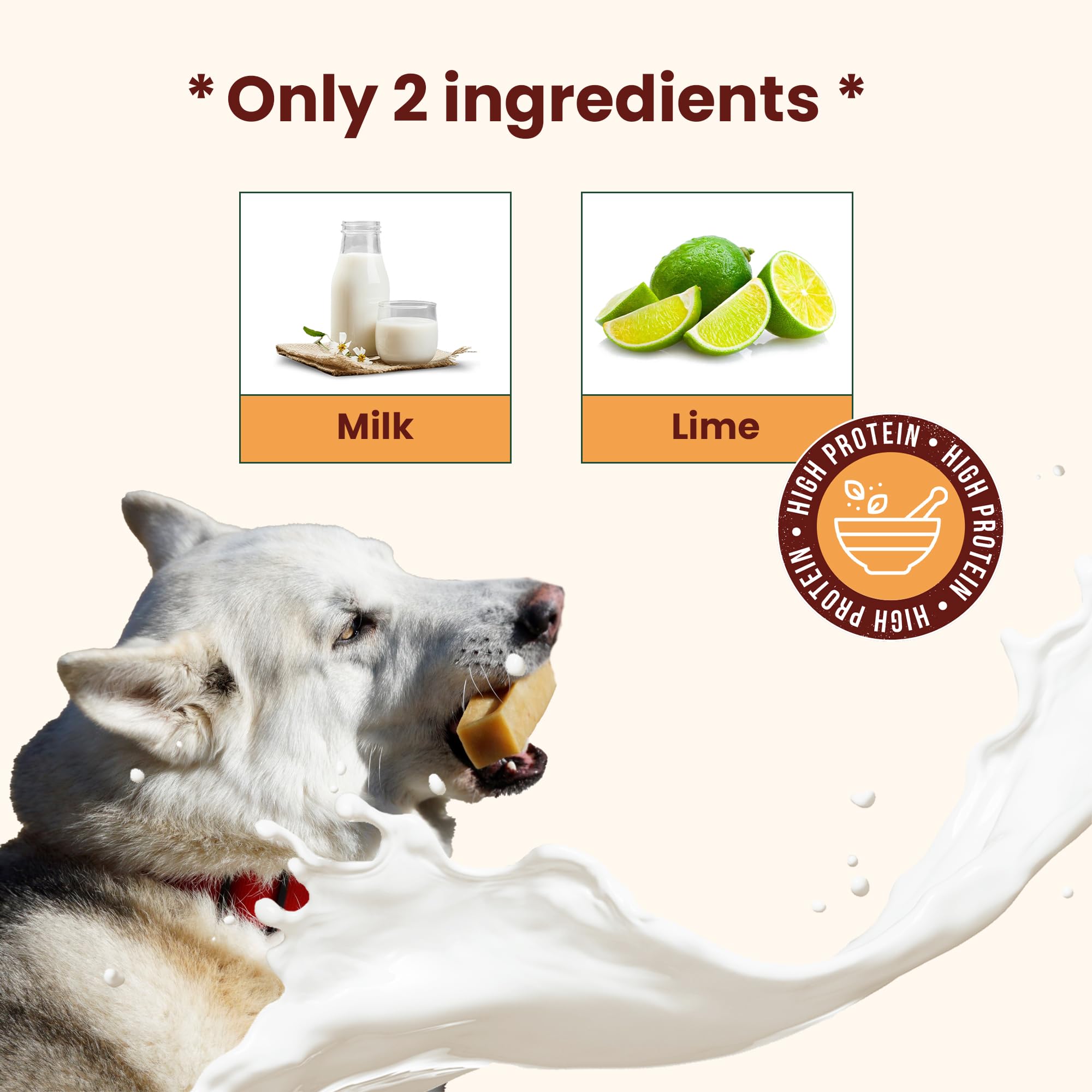 Authentic Himalayan Yak Cheese for Dogs - Small (Pack of 10) - Sourced from Pristine Himalayan Foothill, Rawhide-Free, NO preser