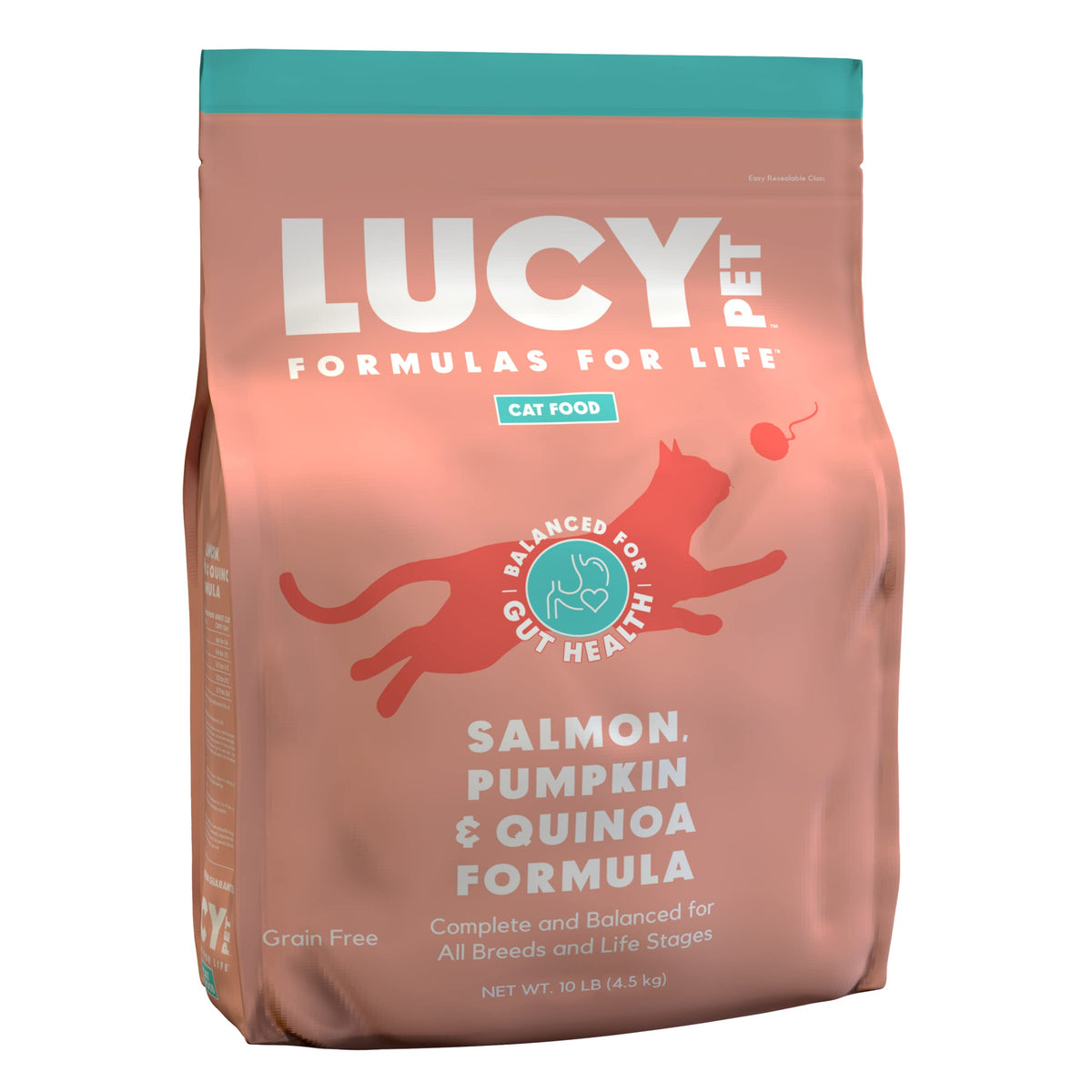 Lucy Pet Products Lucy Pet Cat Salmon, Pumpkin, & Quinoa 10Lb