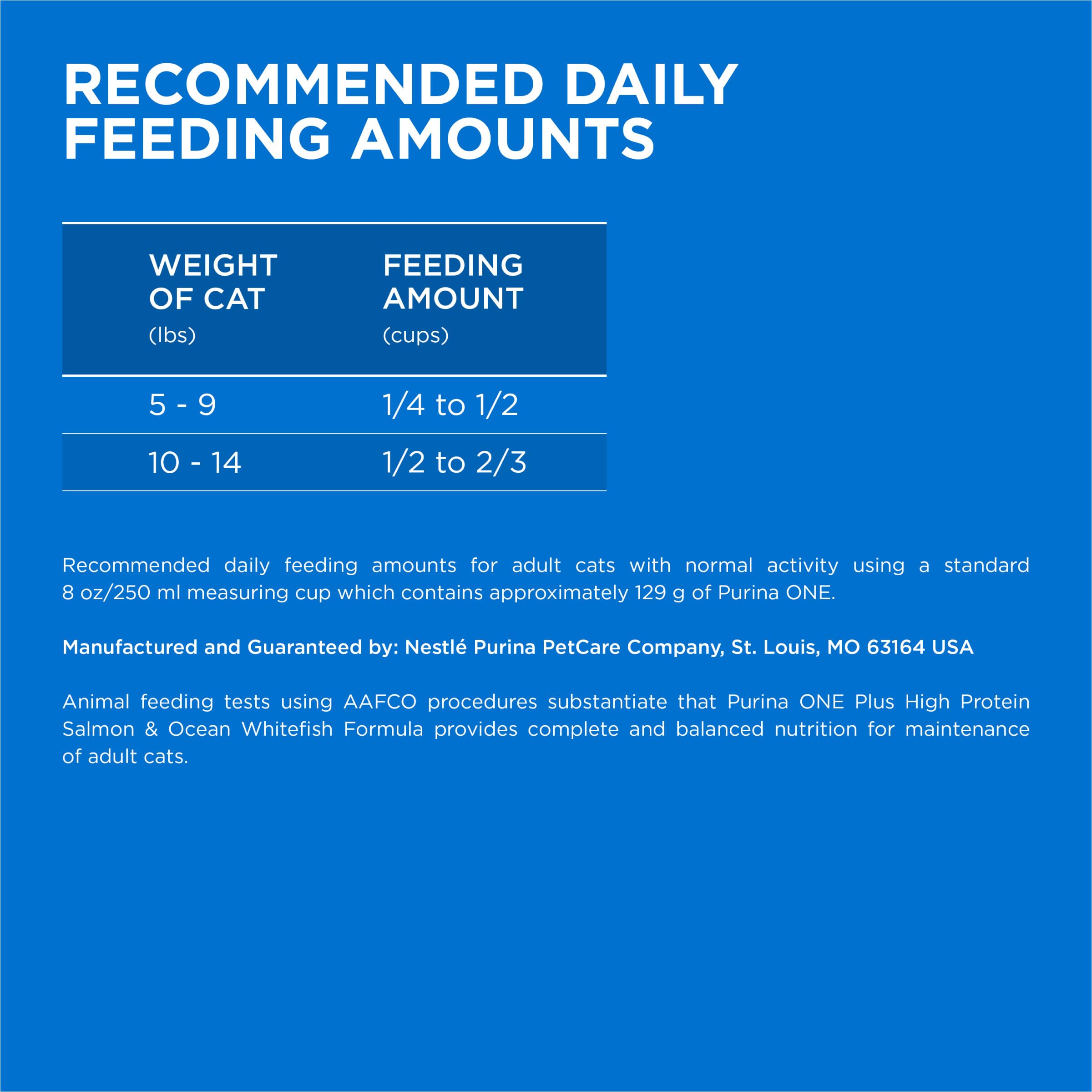 Purina ONE Plus High Protein Cat Food Dry Salmon and Ocean Whitefish Cat Skin and Coat Health Formula - 16 lb. Bag