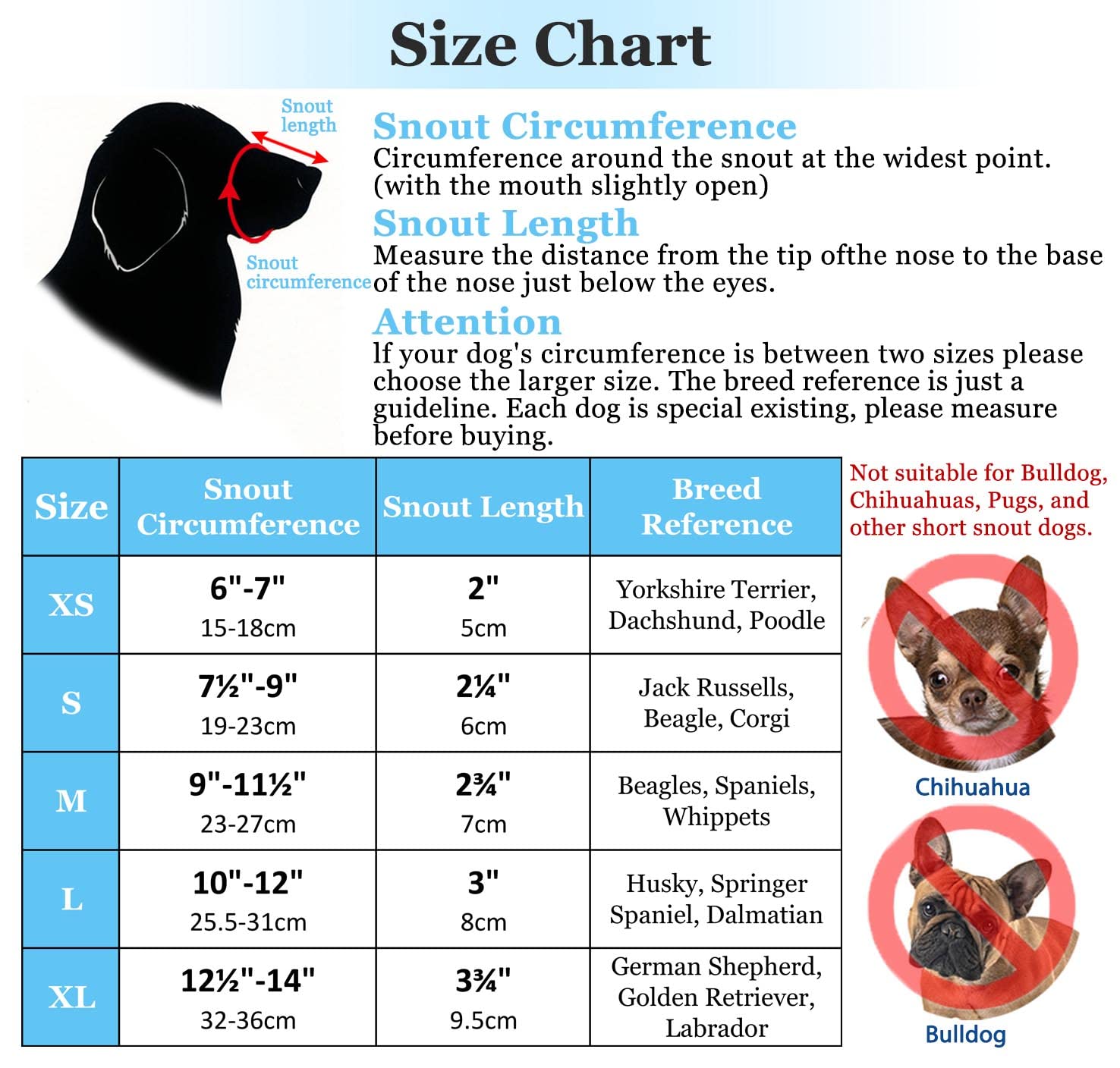 Dog Muzzle, Soft Basket Muzzle for Medium Large Dogs, Best to Prevent Biting, Chewing and Barking