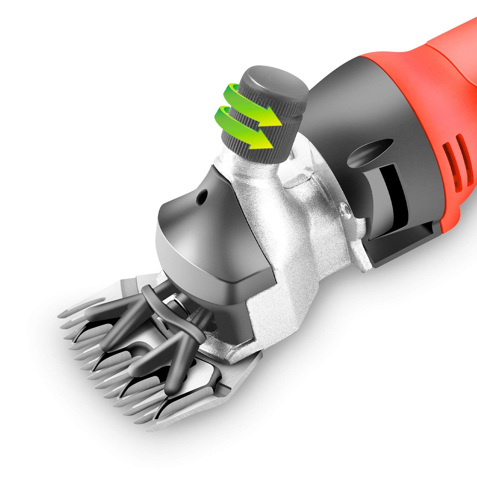 Sheep Shears,500W Professional Electric Sheep Shearing Clippers, 6 Speed Heavy Duty Farm Livestock Grooming Kit For Sheep Alpacas Goats And Thick Coat Animals Haircut