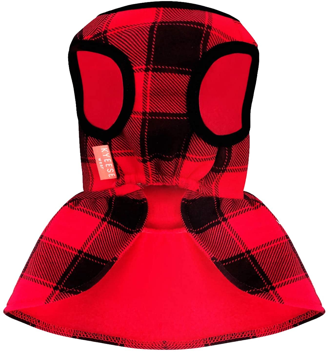 Kyeese Christmas Dog Dress Red Buffalo Check Dog Dresses With Bowtie Medium Dog Dress