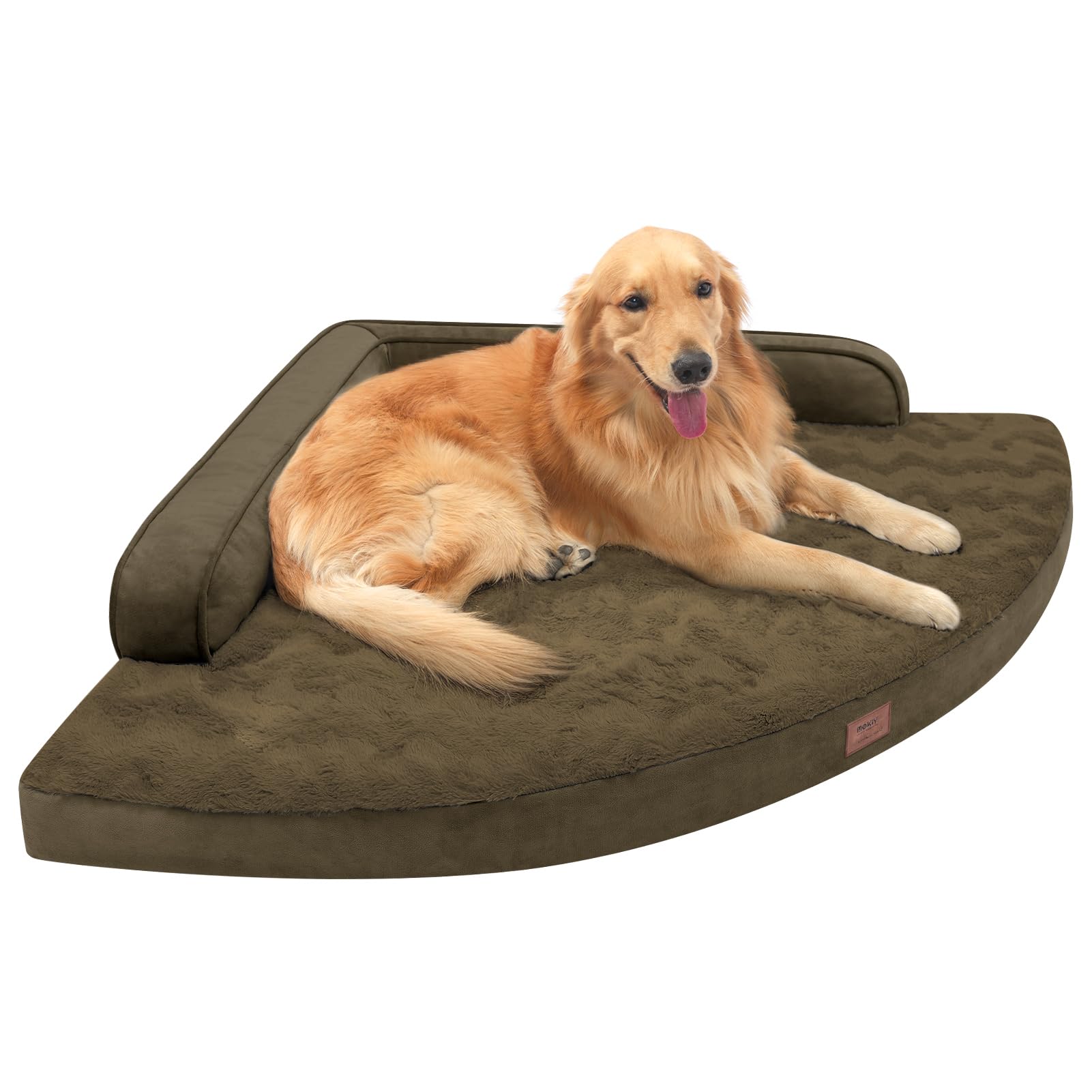 Mekiy Large Orthopedic Dog Bed With Sides Xl Dog Beds With Removable Washable Cover Non-Slip Waterproof Pet Bed For Extra Large 
