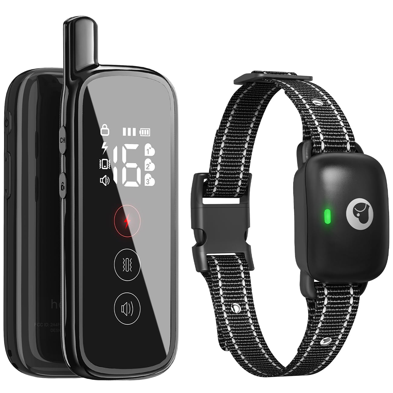 Dog Shock Collar, Dog Training Collar With Remote For Small Medium Large Dogs, Electronic Dog Collar Rechargeable With Shock Mod